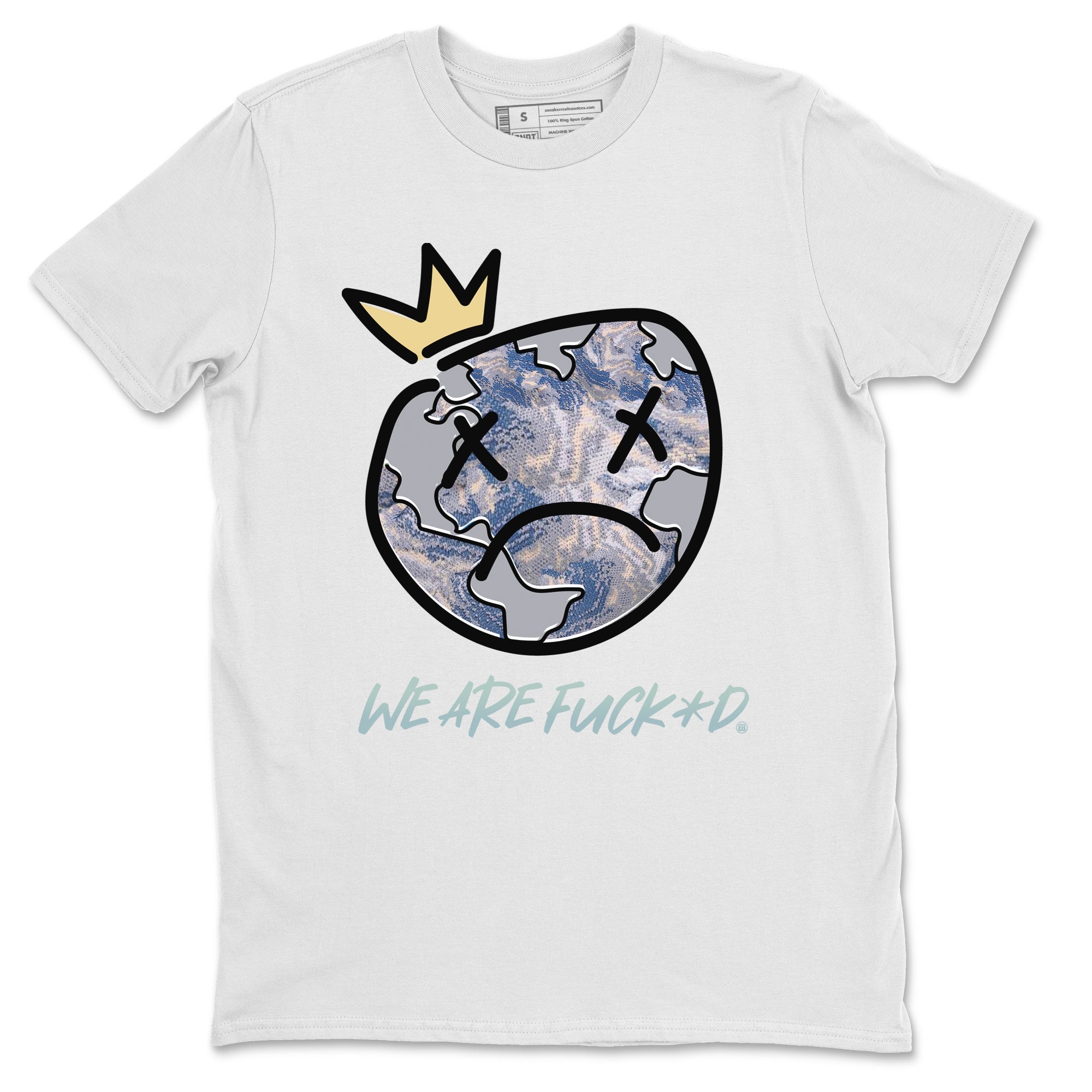 Yeezy 350 MX Blue Shirt To Match Jordans Sad Earth Sneaker Tees Yeezy 350 MX Blue Drip Gear Zone Sneaker Matching Clothing Unisex Shirts