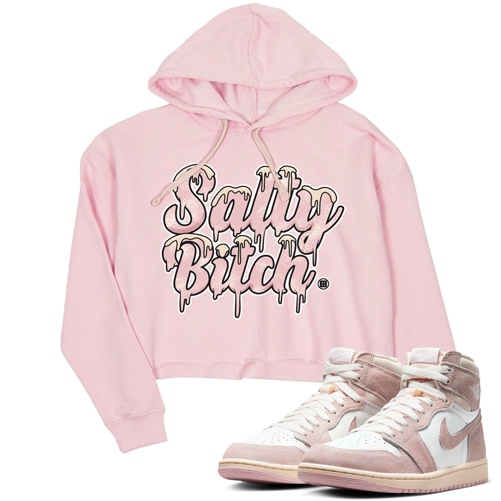 Air Jordan 1 Washed Pink Sneaker Match Tees Salty Bitch Streetwear Sneaker Shirt Air Jordan 1 High OG WMNS Washed Pink Sneaker Release Tees Women's Shirts Pink 1