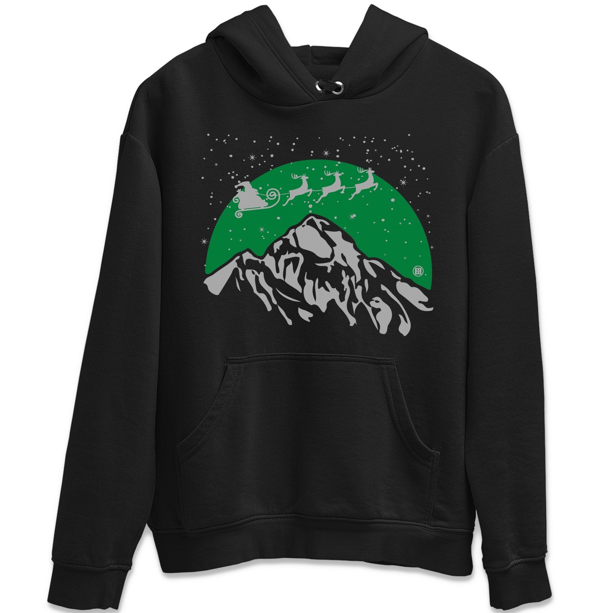 Jordan 3 Pine Green Shirt To Match Jordans Santa Silhouette Sneaker Tees Jordan 3 Pine Green Drip Gear Zone Sneaker Matching Clothing Unisex Shirts