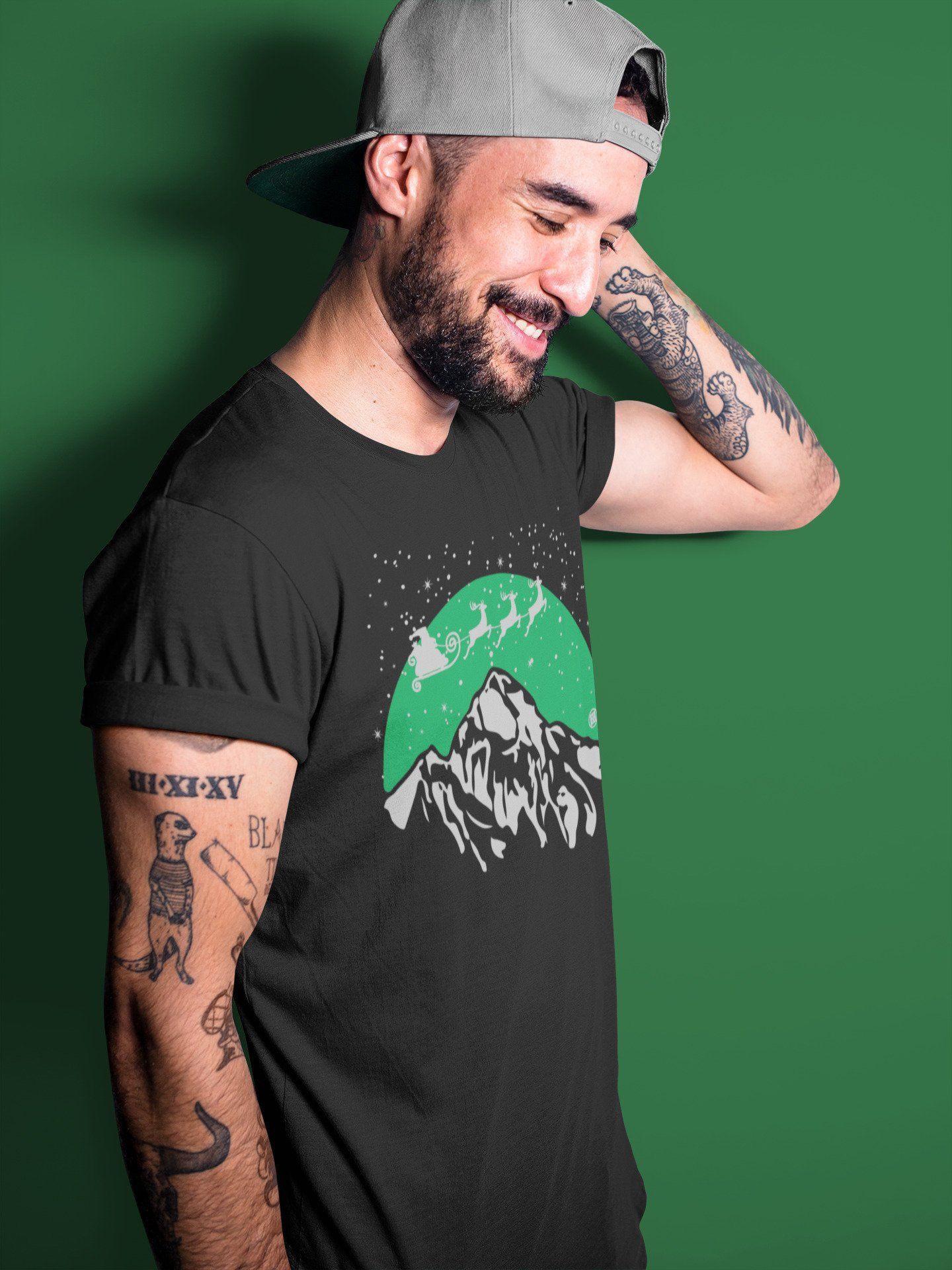 Jordan 3 Pine Green Shirt To Match Jordans Santa Silhouette Sneaker Tees Jordan 3 Pine Green Drip Gear Zone Sneaker Matching Clothing Unisex Shirts