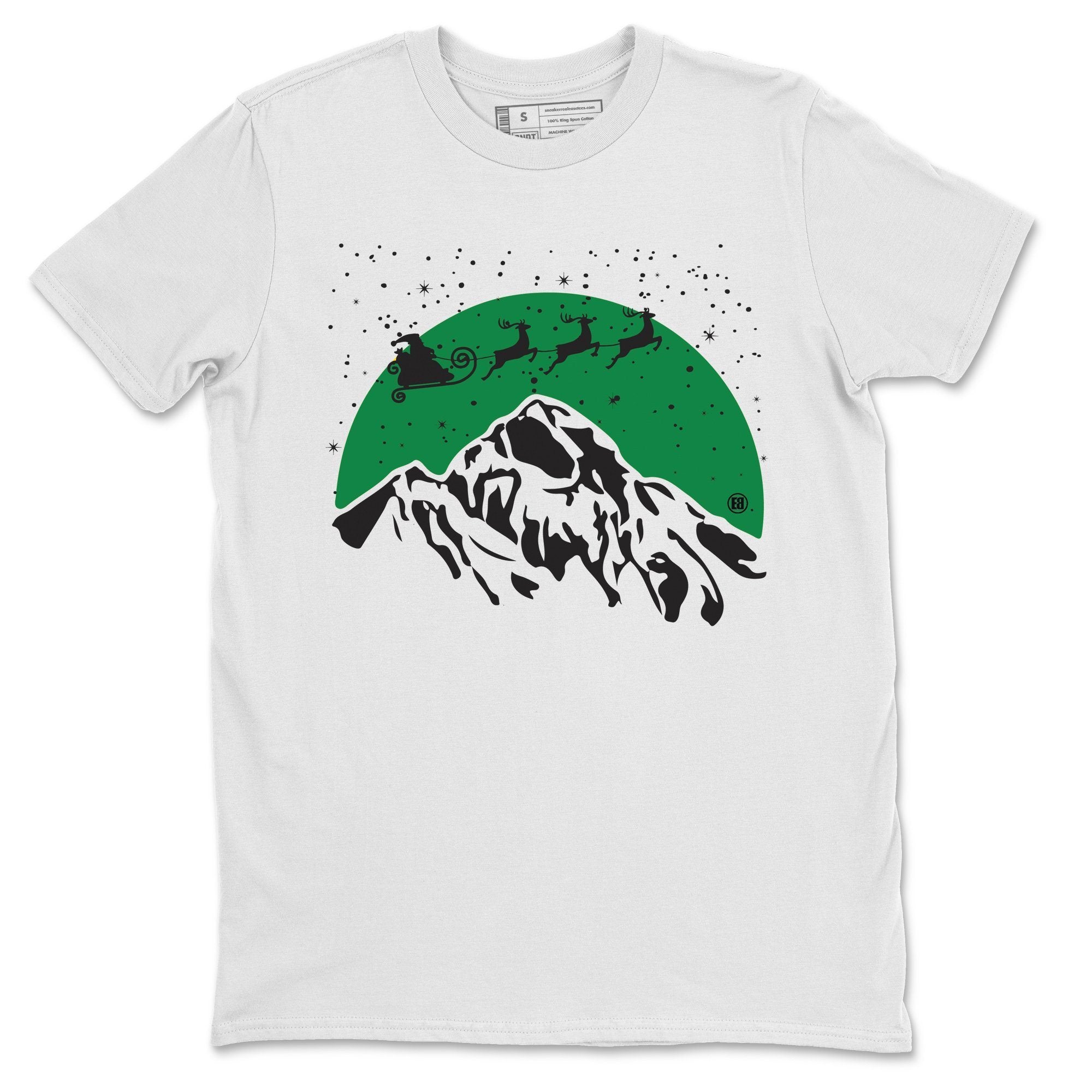 Jordan 3 Pine Green Shirt To Match Jordans Santa Silhouette Sneaker Tees Jordan 3 Pine Green Drip Gear Zone Sneaker Matching Clothing Unisex Shirts