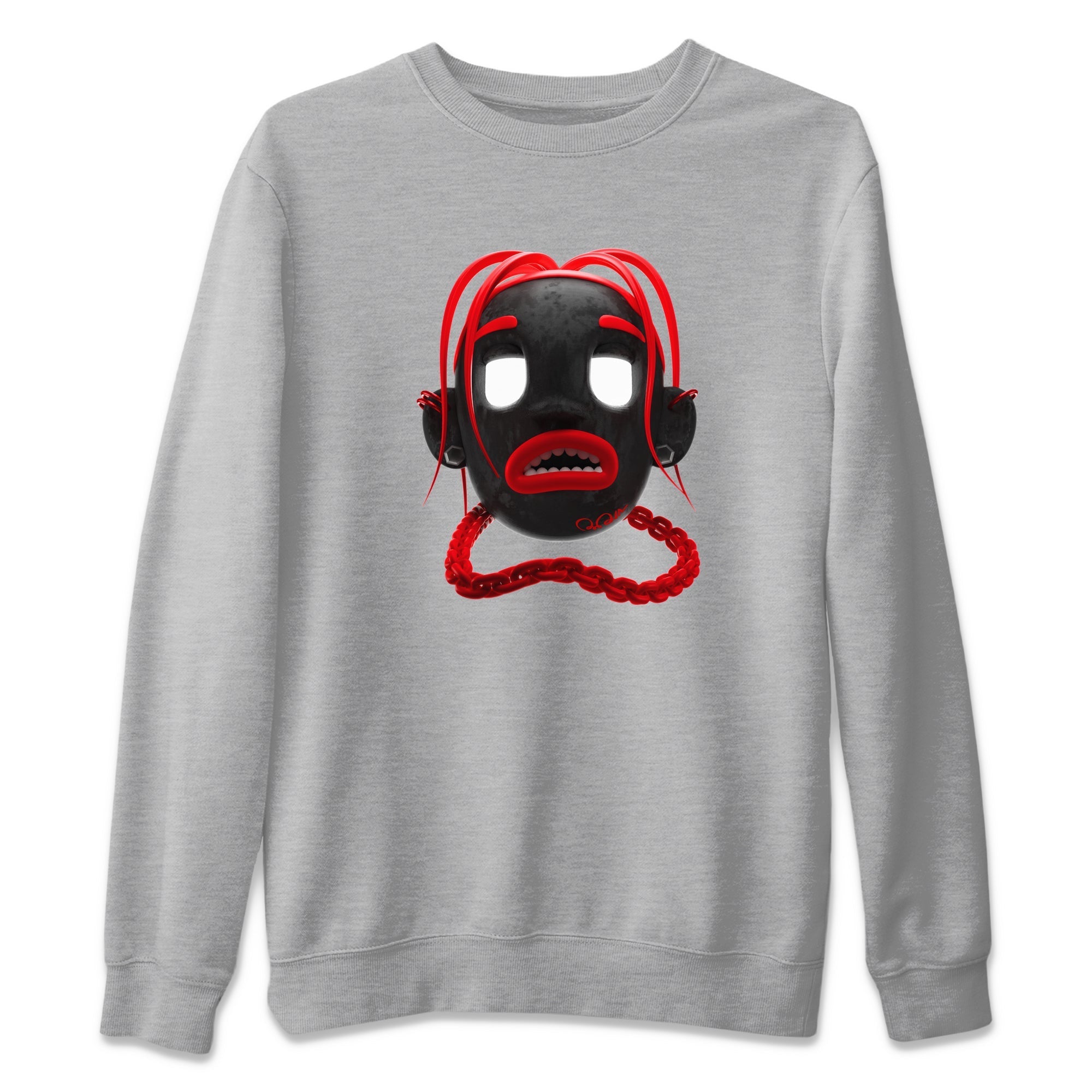 Air Jordan 6 Toro Bravo Sneaker Match Tees Scott Boy Sneaker Tees 3D Graphic Design Shirts AJ6 Toro Bravo Drip Gear Zone Unisex Shirts Heather Grey 2