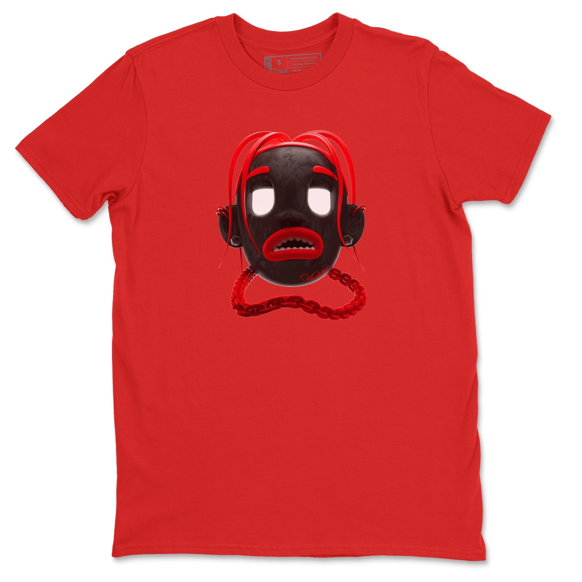 Air Jordan 6 Toro Bravo Sneaker Match Tees Goosebumps Boy Streetwear Sneaker Shirt 3D Graphic Design Shirts AJ6 Toro Bravo Sneaker Release Tees Unisex Shirts Red 2