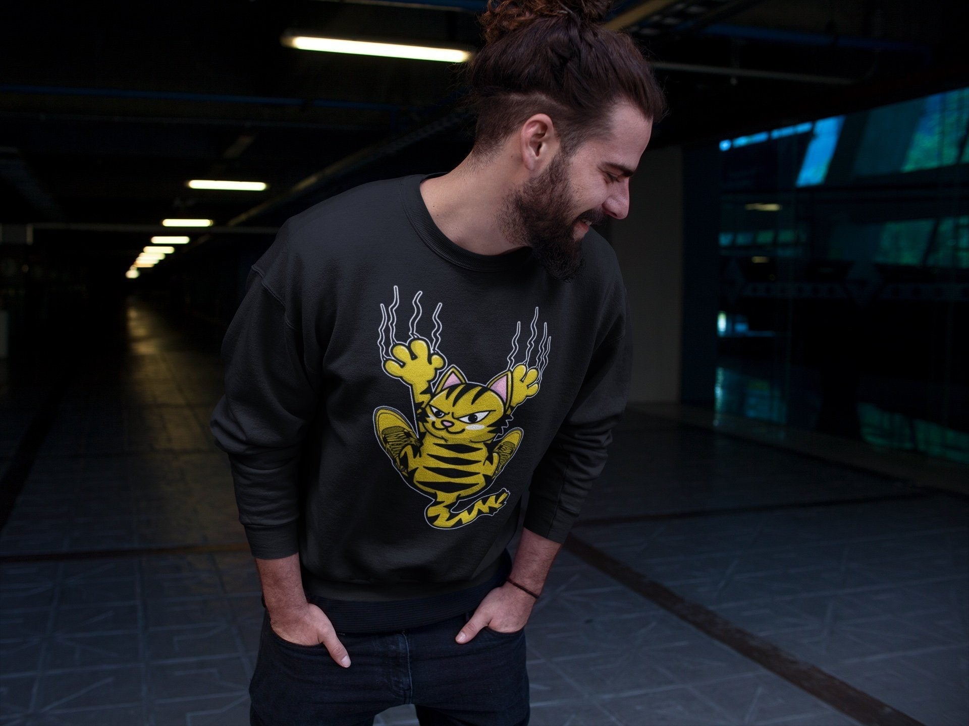 Jordan 4 Lightning Shirt To Match Jordans Scratching Cat Sneaker Tees Jordan 4 Lightning Drip Gear Zone Sneaker Matching Clothing Unisex Shirts