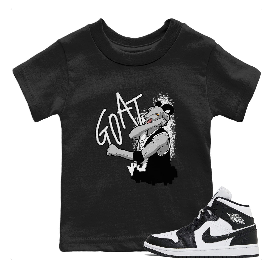 Jordan 1 Homage Sneaker Matching T-Shirt Screaming Goat Sneaker Tees Jordan 1 Homage Sneaker Release Tees Kids Shirts