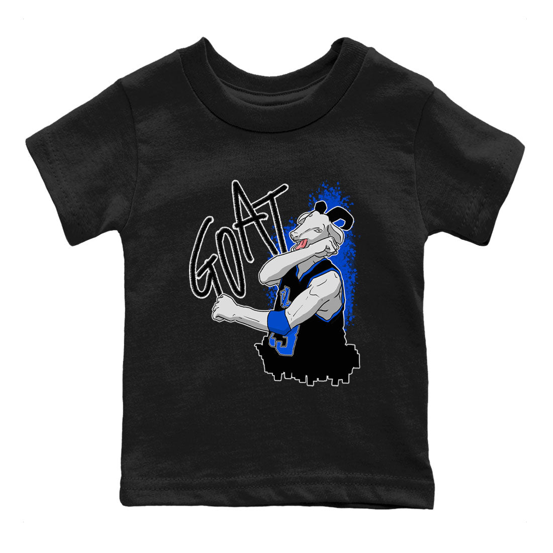 Jordan 1 High OG Royal Reimagined shirt to match jordans Screaming Goat sneaker tees Air Jordan 1 Royal Reimagined Drip Gear Zone Crew Neck T-ShirtBaby Toddler Black 2 T-Shirt