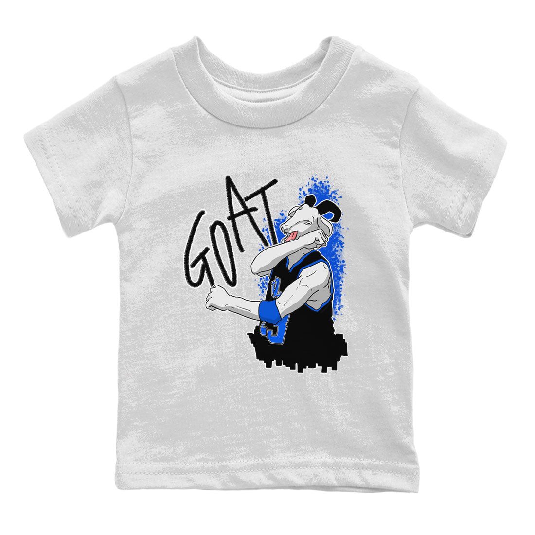 Jordan 1 High OG Royal Reimagined shirt to match jordans Screaming Goat sneaker tees Air Jordan 1 Royal Reimagined Drip Gear Zone Crew Neck T-ShirtBaby Toddler White 2 T-Shirt