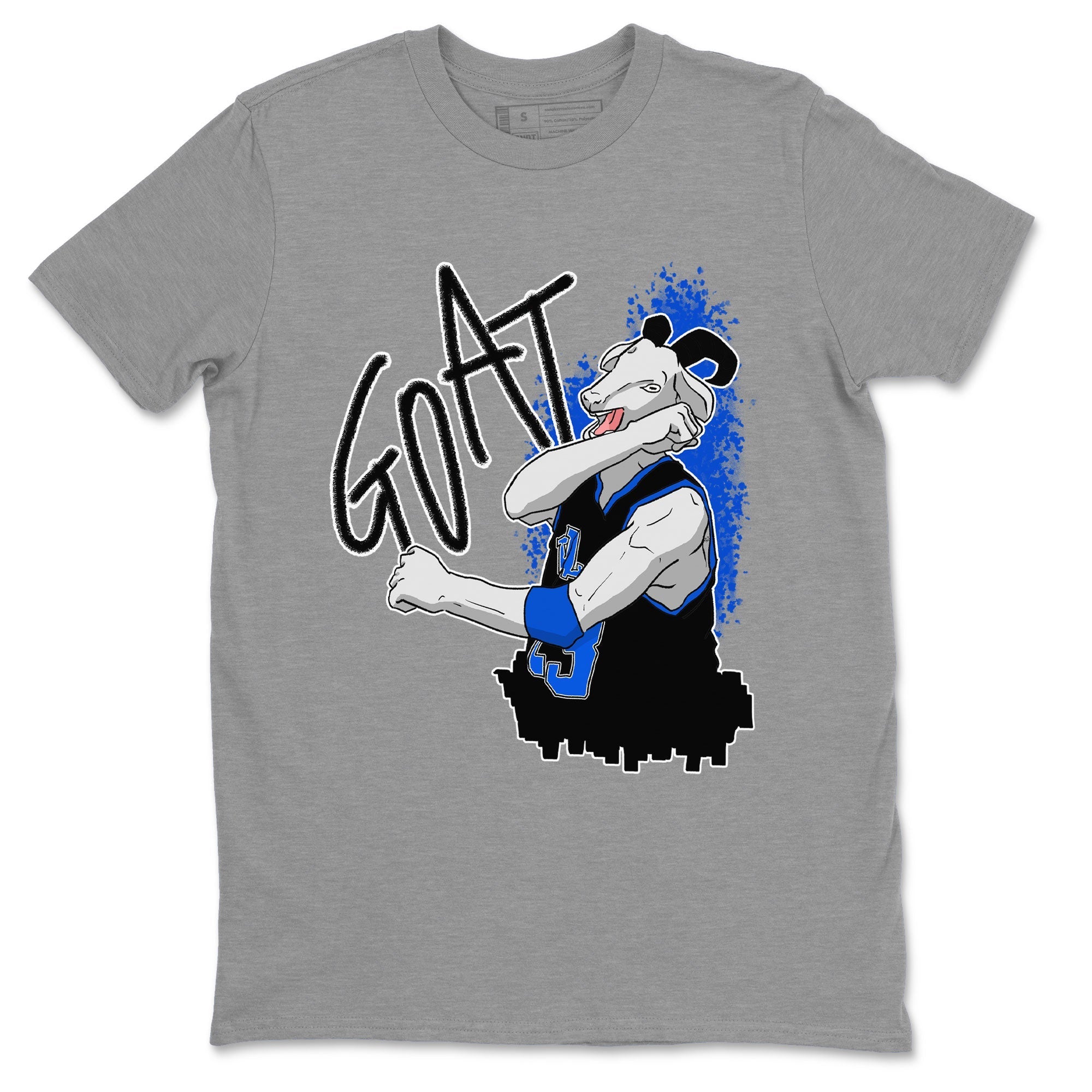 Jordan 1 High OG Royal Reimagined shirt to match jordans Screaming Goat sneaker tees Air Jordan 1 Royal Reimagined Drip Gear Zone Crew Neck T-ShirtUnisex Heather Grey 2 T-Shirt