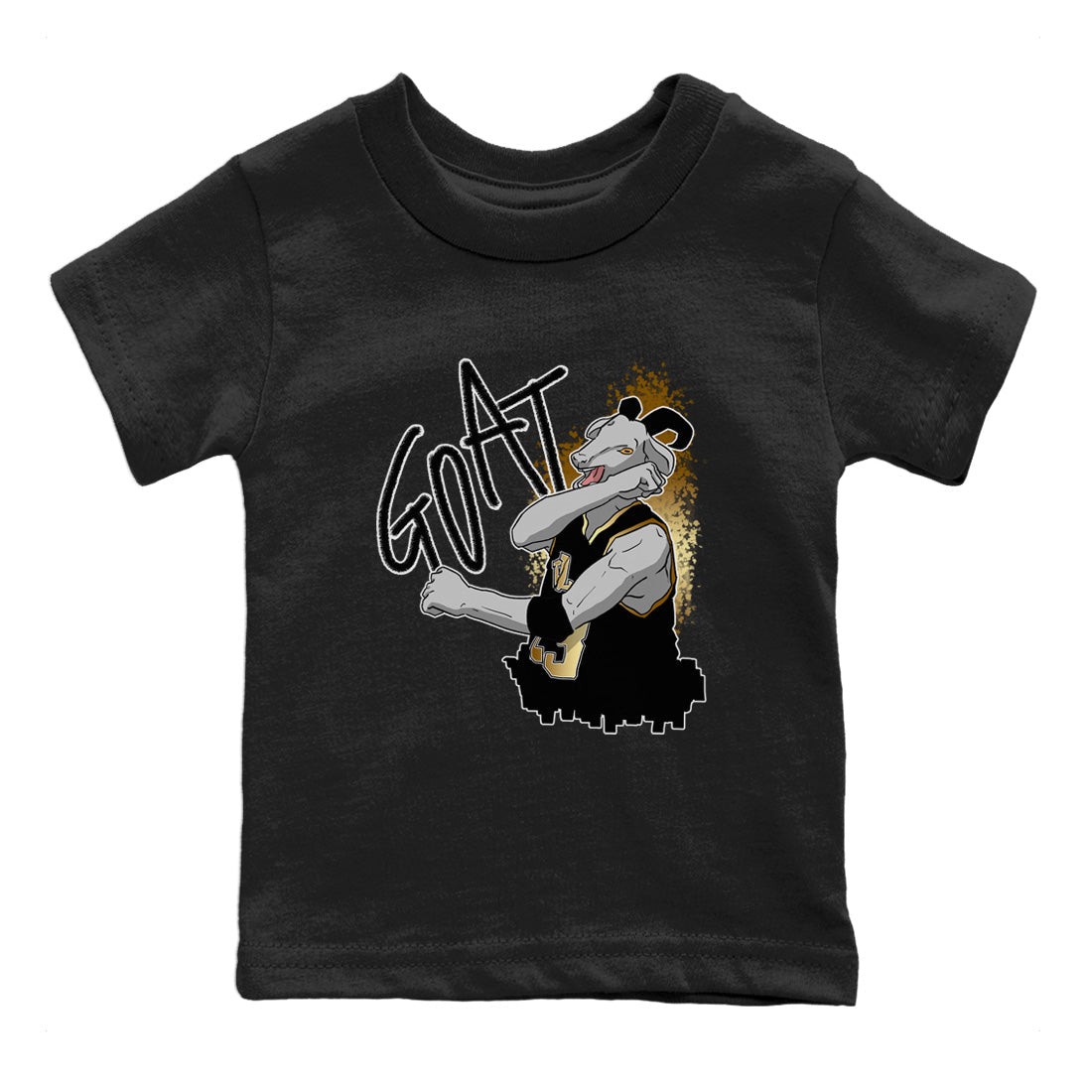 Jordan 12 Black Taxi Sneaker Matching T-Shirt Screaming Goat Sneaker Tees Jordan 12 Black Taxi Sneaker Release Tees Kids Shirts