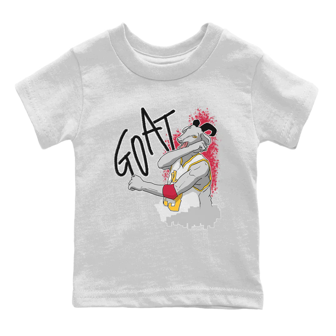 Jordan 7 Cardinal Shirt To Match Jordans Screaming Goat Sneaker Tees Jordan 7 Cardinal Drip Gear Zone Sneaker Matching Clothing Kids Shirts