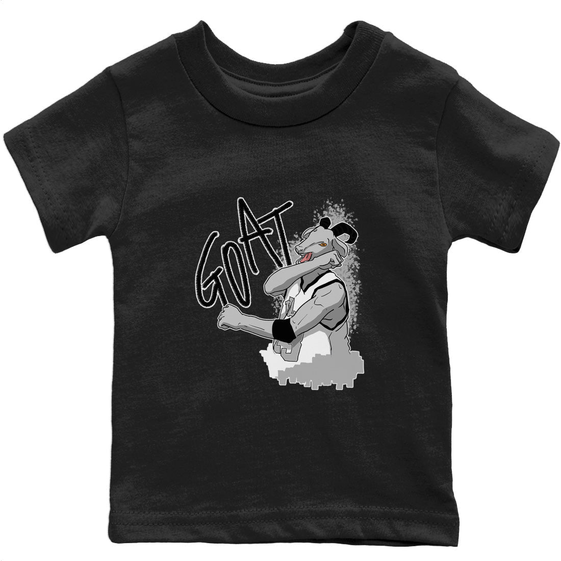 Jordan 1 Light Smoke Grey Sneaker Matching T-Shirt Screaming Goat Sneaker Tees Jordan 1 Light Smoke Grey Sneaker Release Tees Kids Shirts