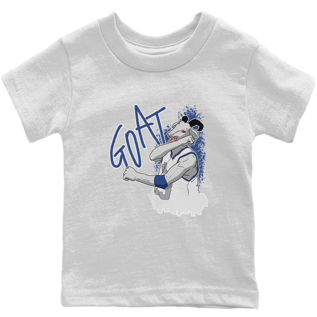 Jordan 13 French Blue Sneaker Matching T-Shirt Screaming Goat Sneaker Tees Jordan 13 French Blue Sneaker Release Tees Kids Shirts