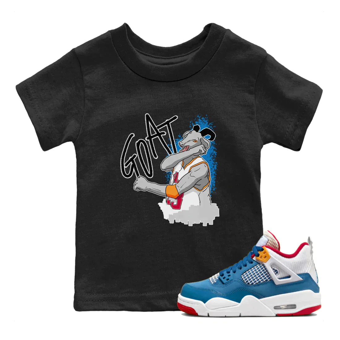 Jordan 4 Messy Room Sneaker Matching T-Shirt Screaming Goat Sneaker Tees Jordan 4 Messy Room Sneaker Release Tees Kids Shirts