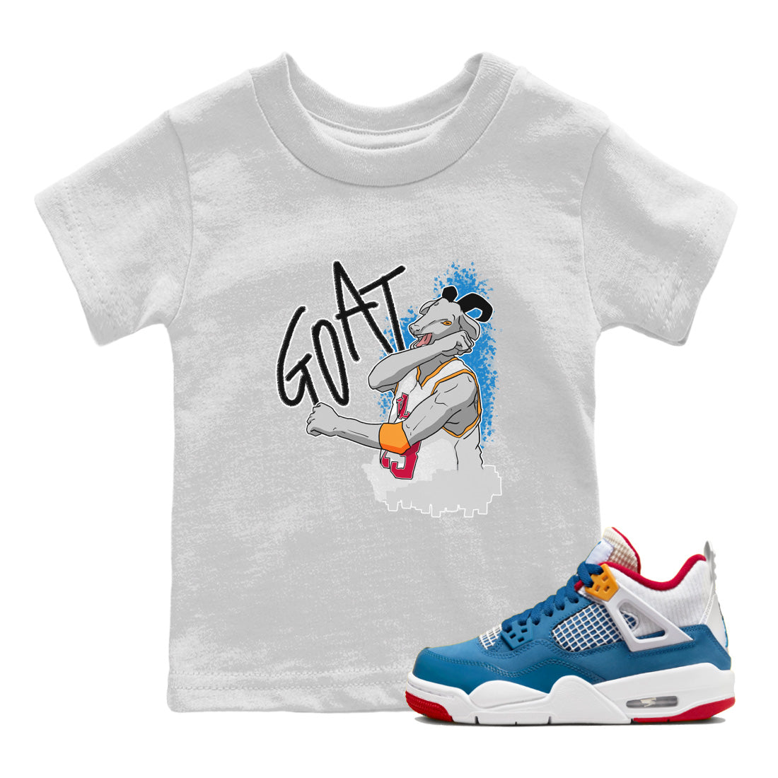 Jordan 4 Messy Room Sneaker Matching T-Shirt Screaming Goat Sneaker Tees Jordan 4 Messy Room Sneaker Release Tees Kids Shirts