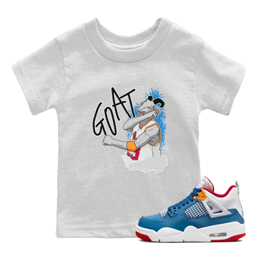 Jordan 4 Messy Room Sneaker Matching T-Shirt Screaming Goat Sneaker Tees Jordan 4 Messy Room Sneaker Release Tees Kids Shirts