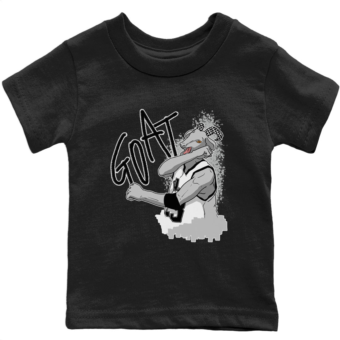 Jordan 4 Military Black Sneaker Matching T-Shirt Screaming Goat Sneaker Tees Jordan 4 Military Black Sneaker Release Tees Kids Shirts