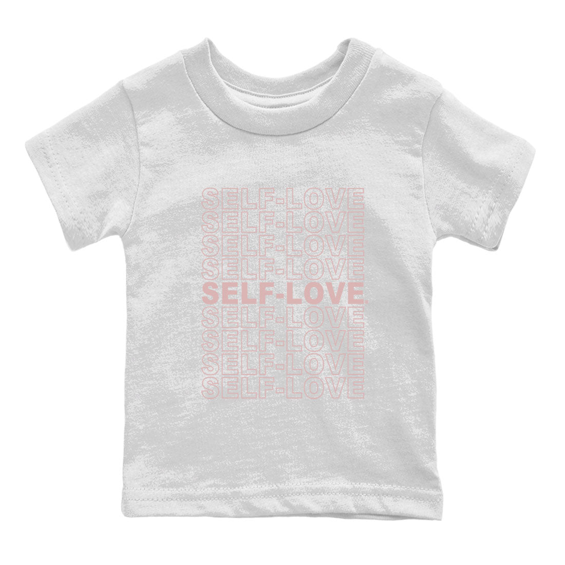 Air Jordan 1 Washed Pink Sneaker Match Tees Self Love Streetwear Sneaker Shirt Air Jordan 1 High OG WMNS Washed Pink Tees Kids Shirts White 2