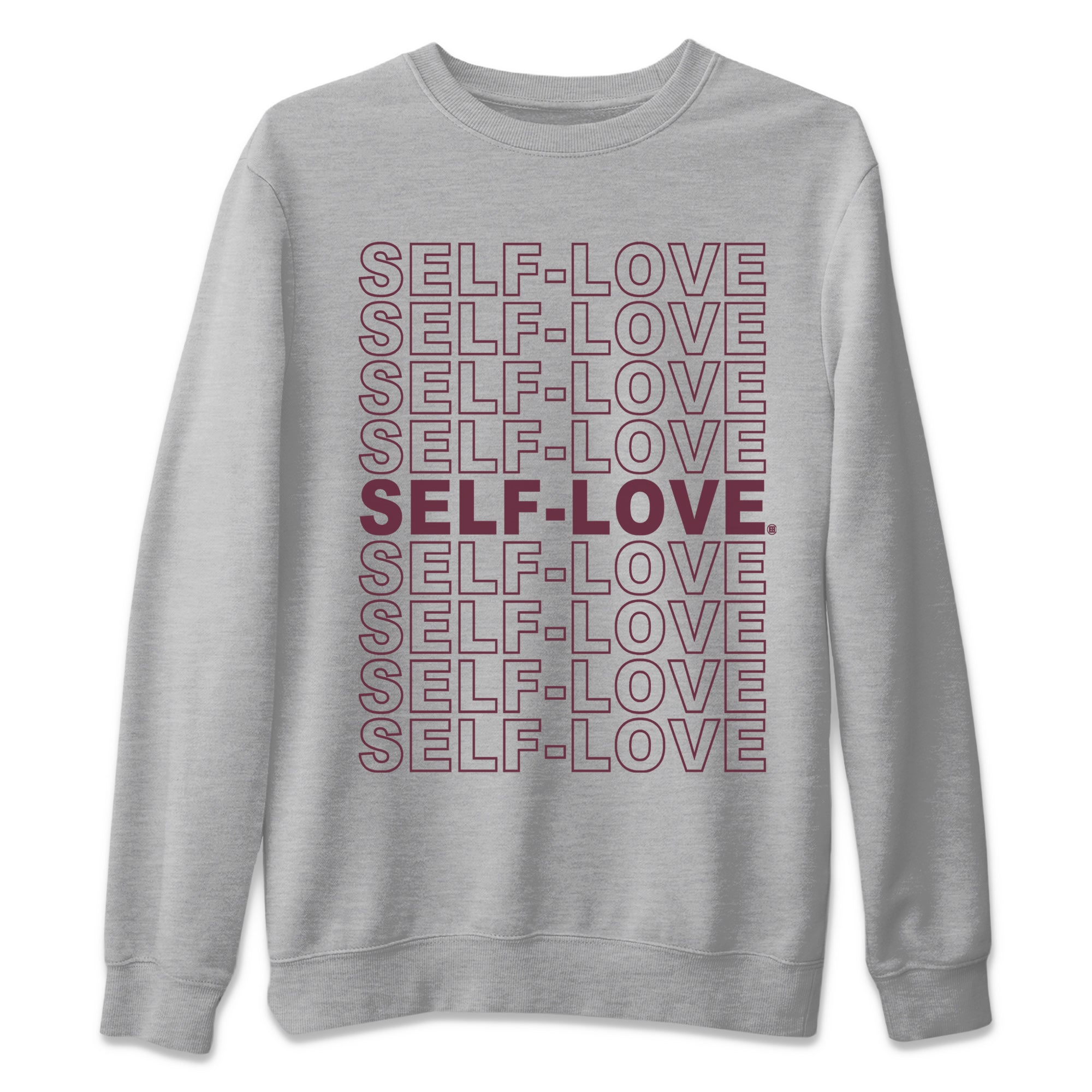 Air Jordan 5 Burgundy Sneaker Match Tees Self Love Streetwear Sneaker Shirt Jordan 5 Burgundy Sneaker Release Tees Matching Outfits Unisex Shirts Heather Grey 2