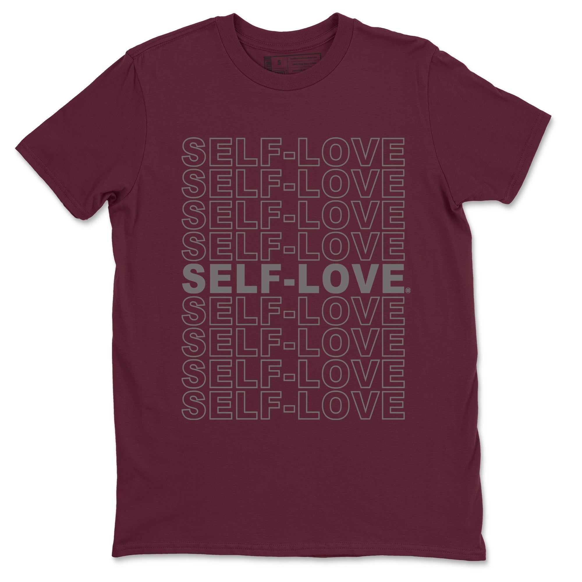 Air Jordan 5 Burgundy Sneaker Match Tees Self Love Streetwear Sneaker Shirt Jordan 5 Burgundy Sneaker Release Tees Matching Outfits Unisex Shirts Maroon 2
