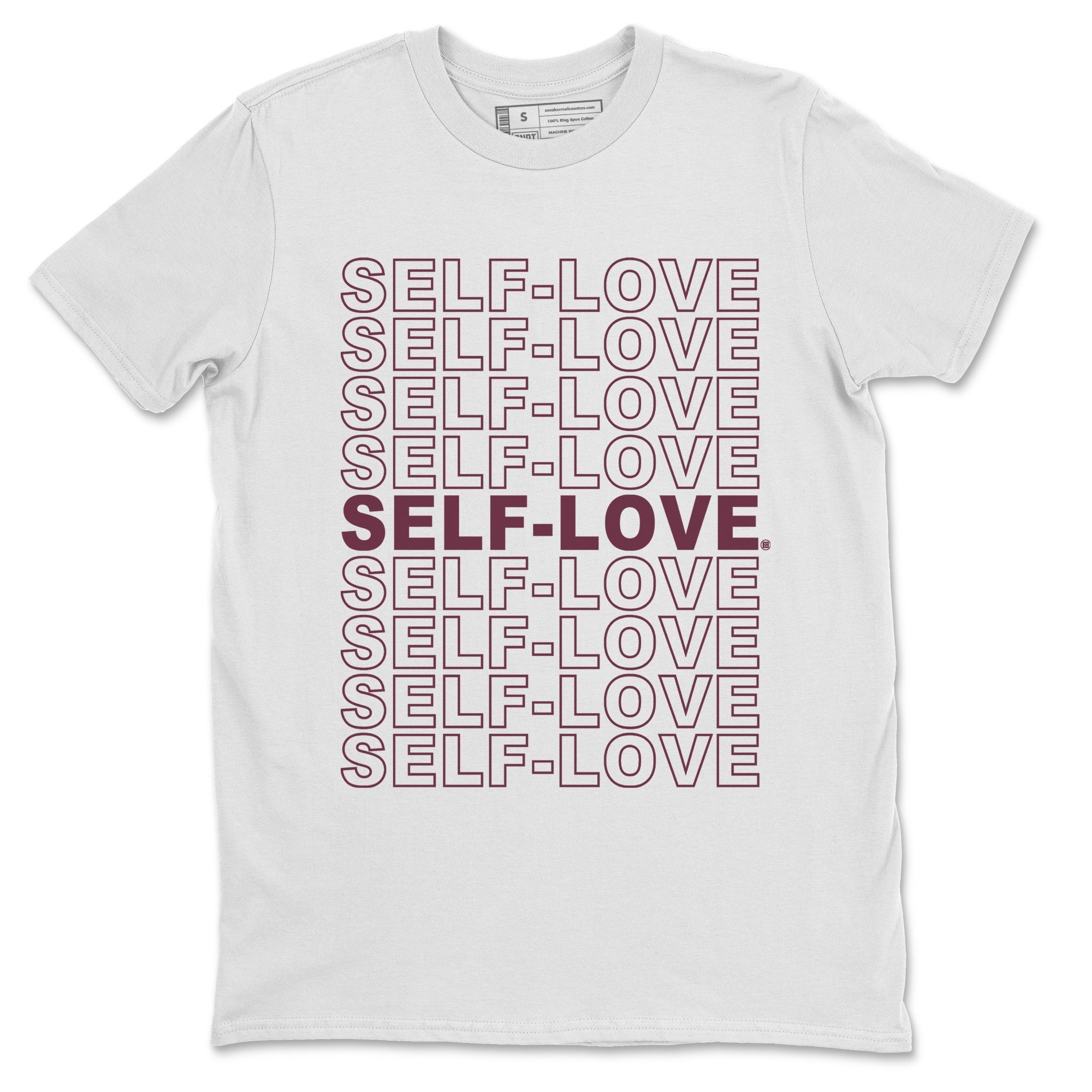Air Jordan 5 Burgundy Sneaker Match Tees Self Love Streetwear Sneaker Shirt Jordan 5 Burgundy Sneaker Release Tees Matching Outfits Unisex Shirts White 2