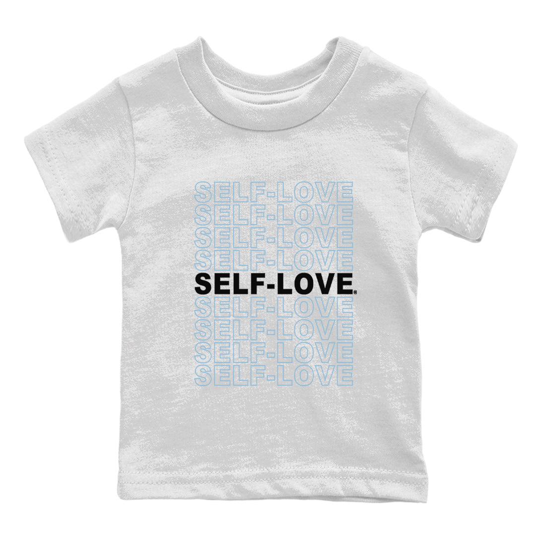 Air Jordan 7 Chambray Sneaker Match Tees Self Love Streetwear Sneaker Shirt AJ7 Chambray Drip Gear Zone Sneaker Matching Clothing Kids Shirts White 2