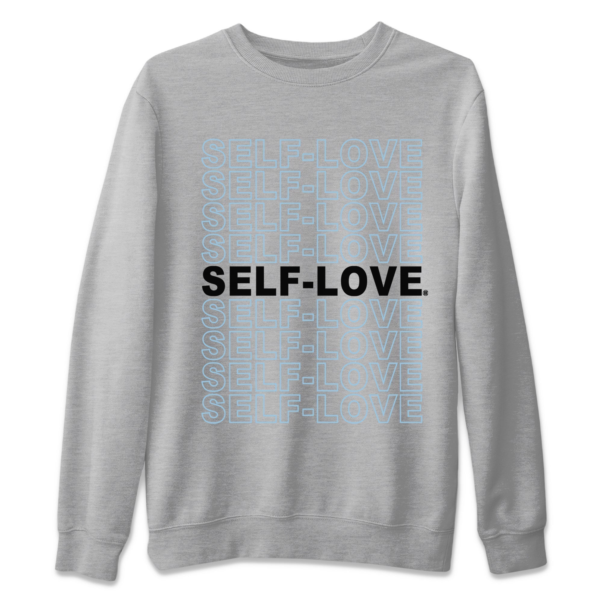Air Jordan 7 Chambray Sneaker Match Tees Self Love Streetwear Sneaker Shirt AJ7 Chambray Drip Gear Zone Sneaker Matching Clothing Unisex Shirts Heather Grey 2