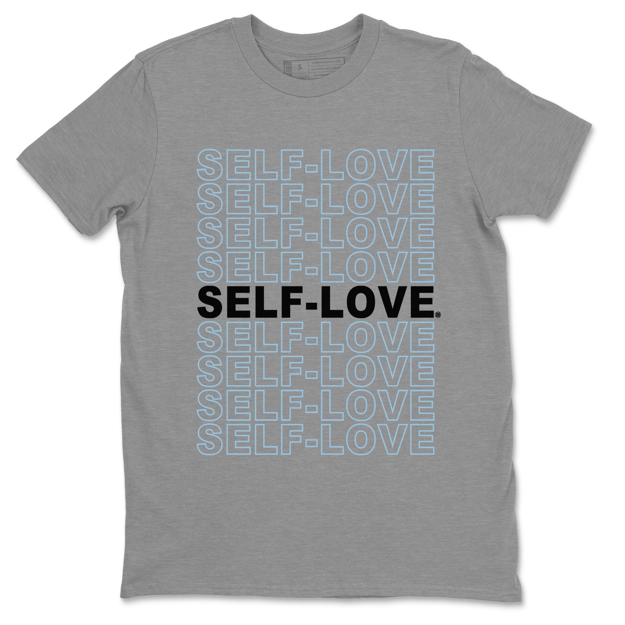 Air Jordan 7 Chambray Sneaker Match Tees Self Love Streetwear Sneaker Shirt AJ7 Chambray Drip Gear Zone Sneaker Matching Clothing Unisex Shirts Heather Grey 2