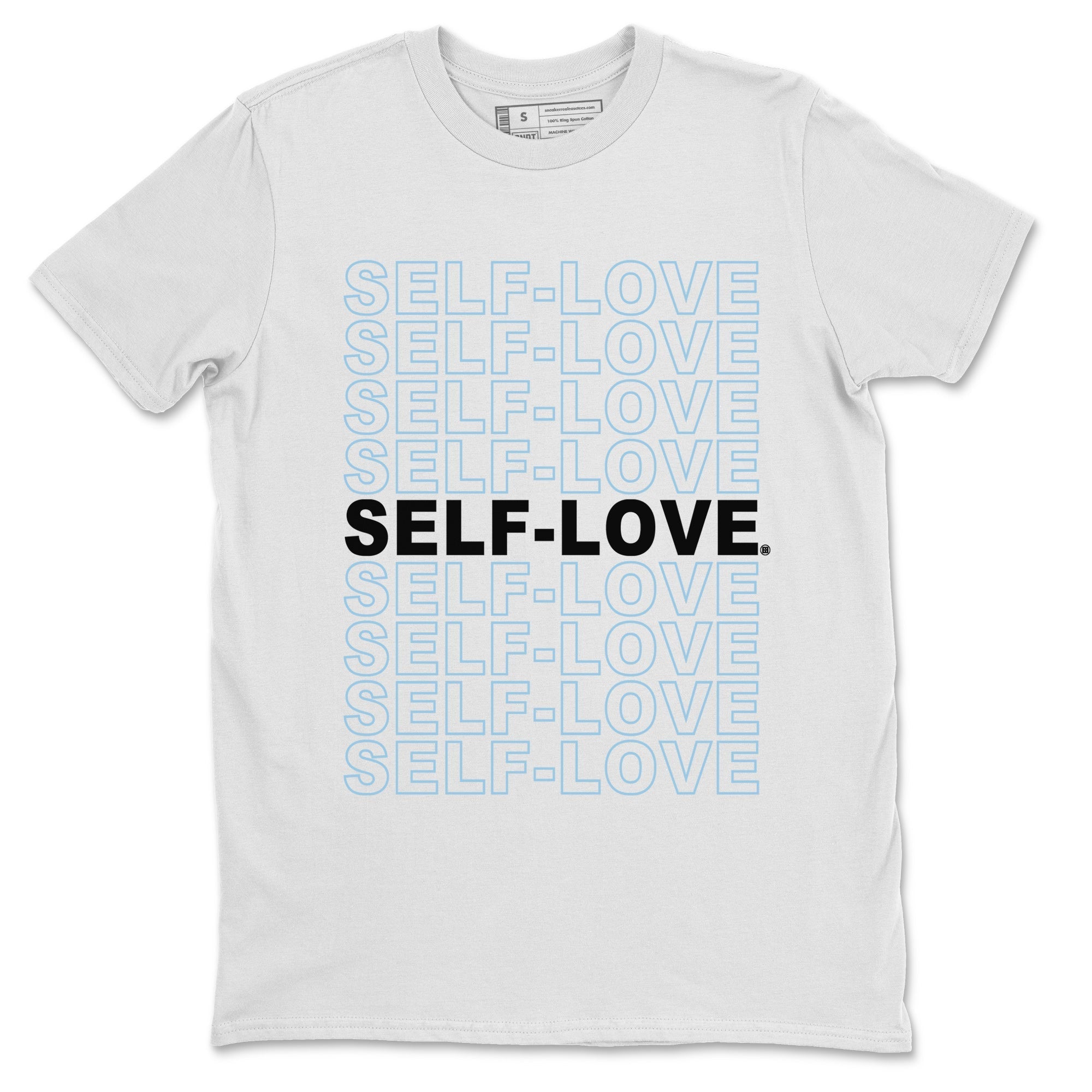 Air Jordan 7 Chambray Sneaker Match Tees Self Love Streetwear Sneaker Shirt AJ7 Chambray Drip Gear Zone Sneaker Matching Clothing Unisex Shirts White 2