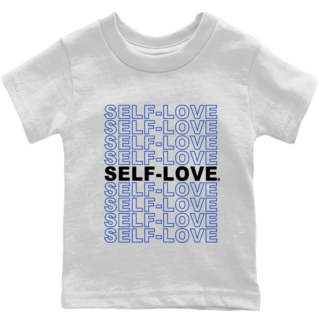 Jordan 12 Hyper Royal Sneaker Matching T-Shirt Self Love Sneaker Tees Jordan 12 Hyper Royal Sneaker Release Tees Kids Shirts