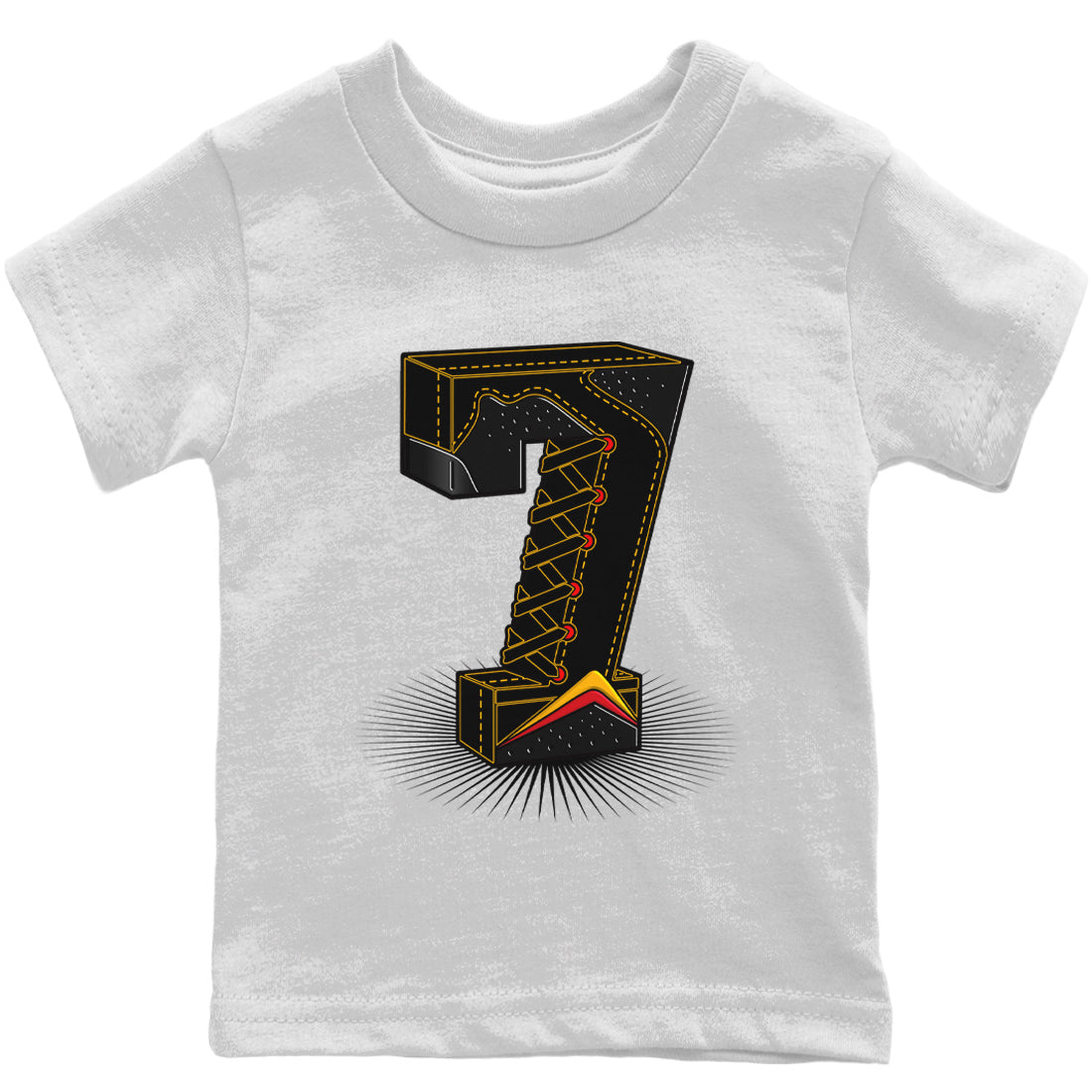Jordan 7 Citrus Shirt To Match Jordans Seven Statue Sneaker Tees Jordan 7 Citrus Drip Gear Zone Sneaker Matching Clothing Kids Shirts