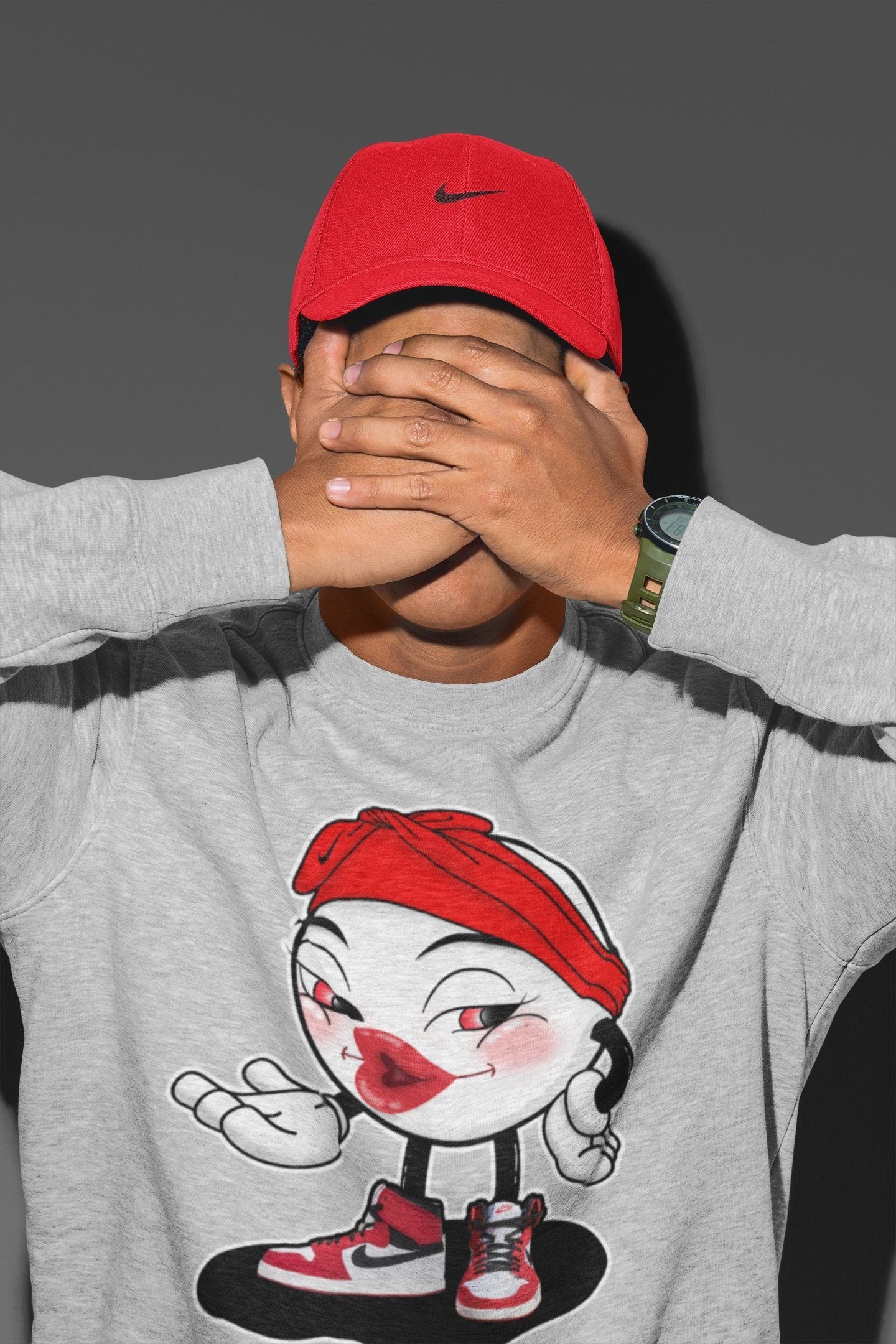 Jordan 1 Chicago Sneaker Matching T-Shirt Sexy Emoji Sneaker Tees Jordan 1 Chicago Sneaker Release Tees Crew Neck Tees