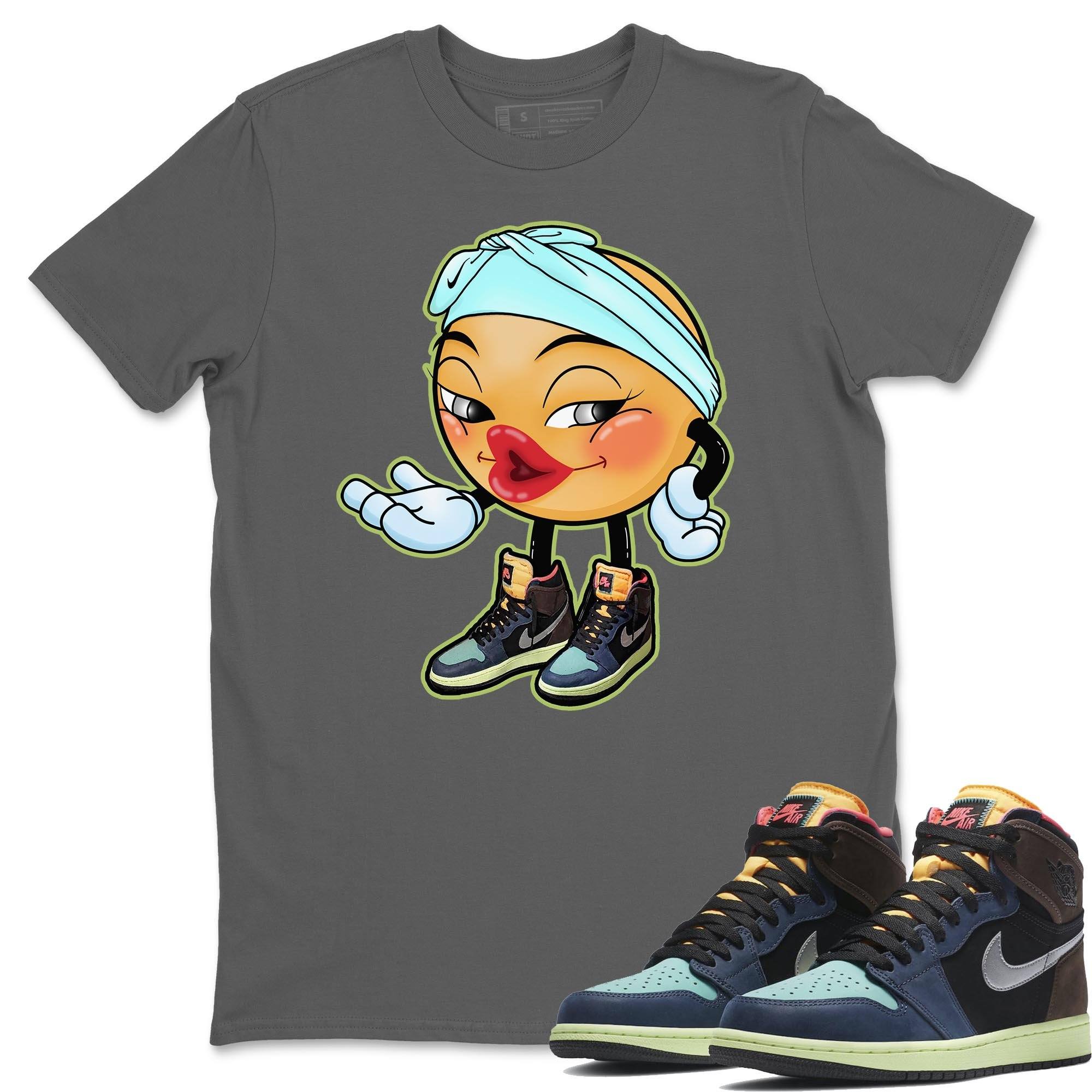 Jordan 1 Bio Hack Sneaker Match Tees Sexy Emoji Sneaker Tees Jordan 1 Bio Hack Jordan to match sneaker T-Shirt Crew Neck Shirts