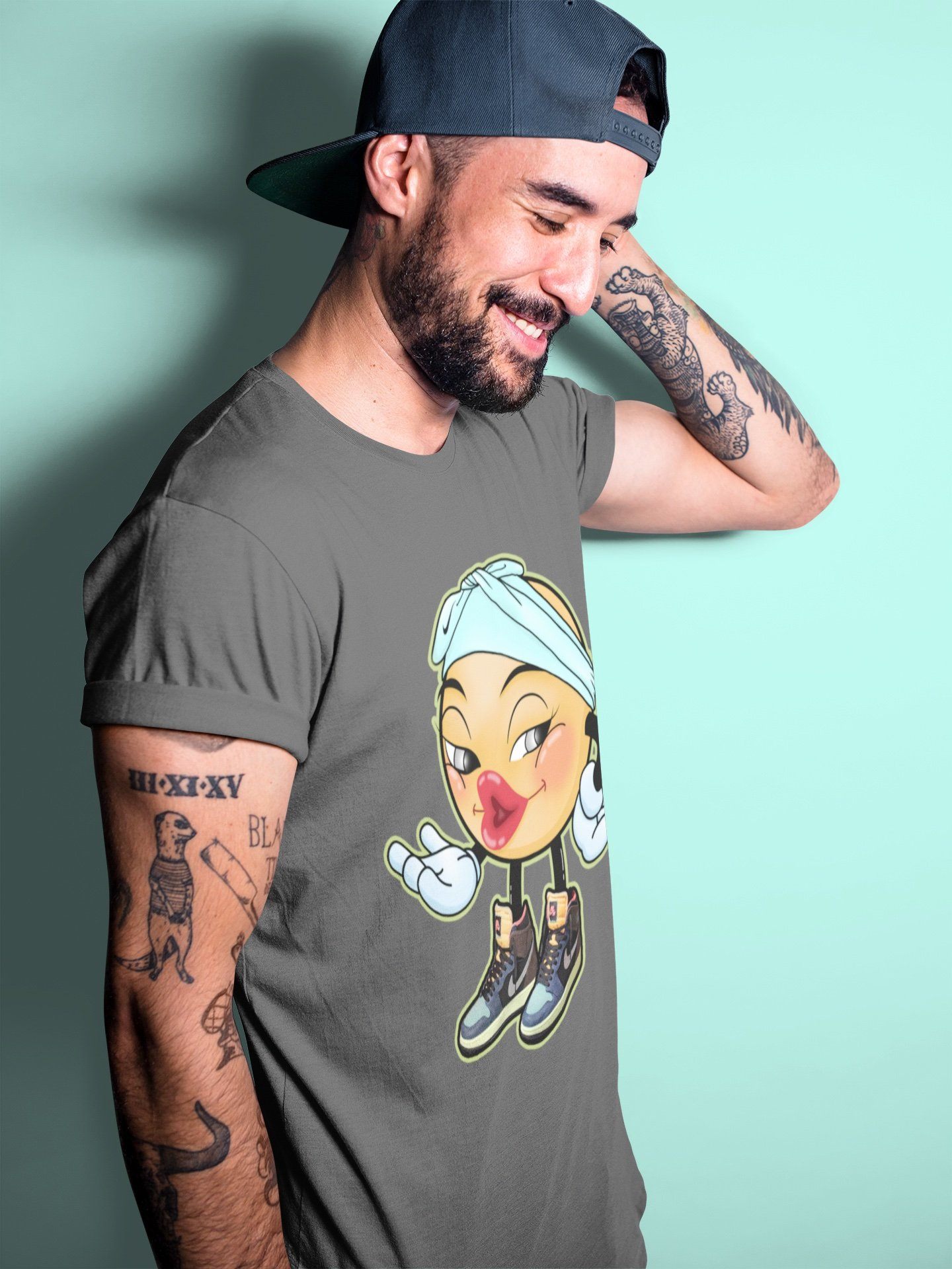 Jordan 1 Bio Hack Sneaker Match Tees Sexy Emoji Sneaker Tees Jordan 1 Bio Hack Jordan to match sneaker T-Shirt Crew Neck Shirts