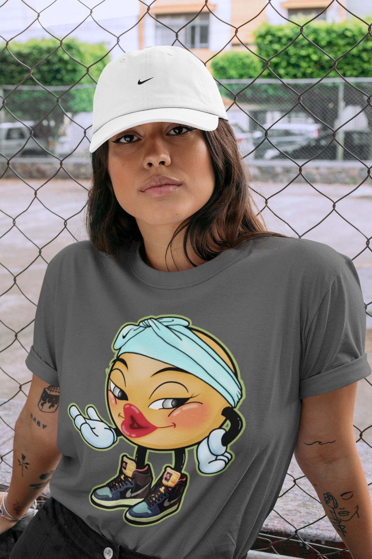 Jordan 1 Bio Hack Sneaker Match Tees Sexy Emoji Sneaker Tees Jordan 1 Bio Hack Jordan to match sneaker T-Shirt Crew Neck Shirts