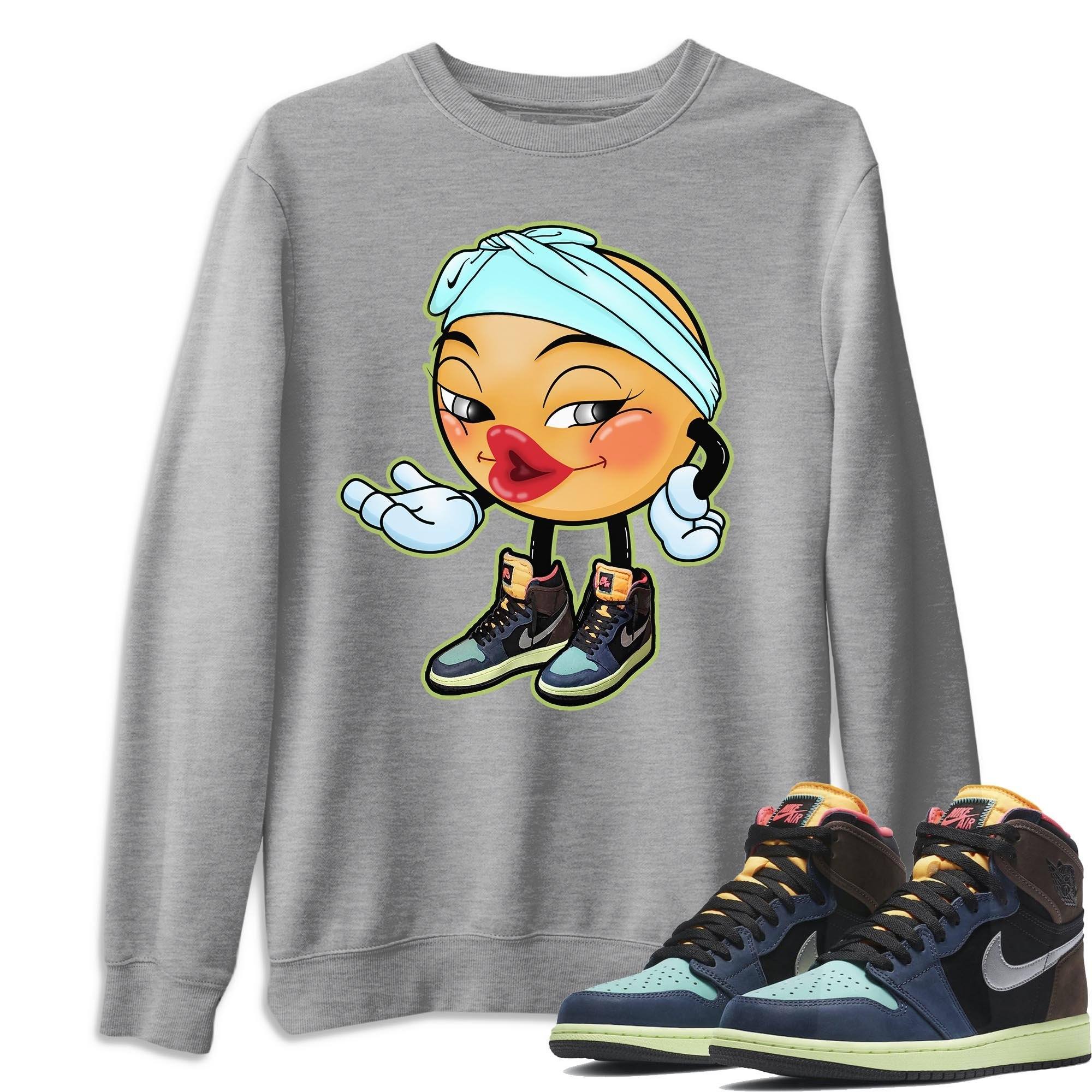 Jordan 1 Bio Hack Sneaker Match Tees Sexy Emoji Sneaker Tees Jordan 1 Bio Hack Jordan to match sneaker T-Shirt Crew Neck Shirts
