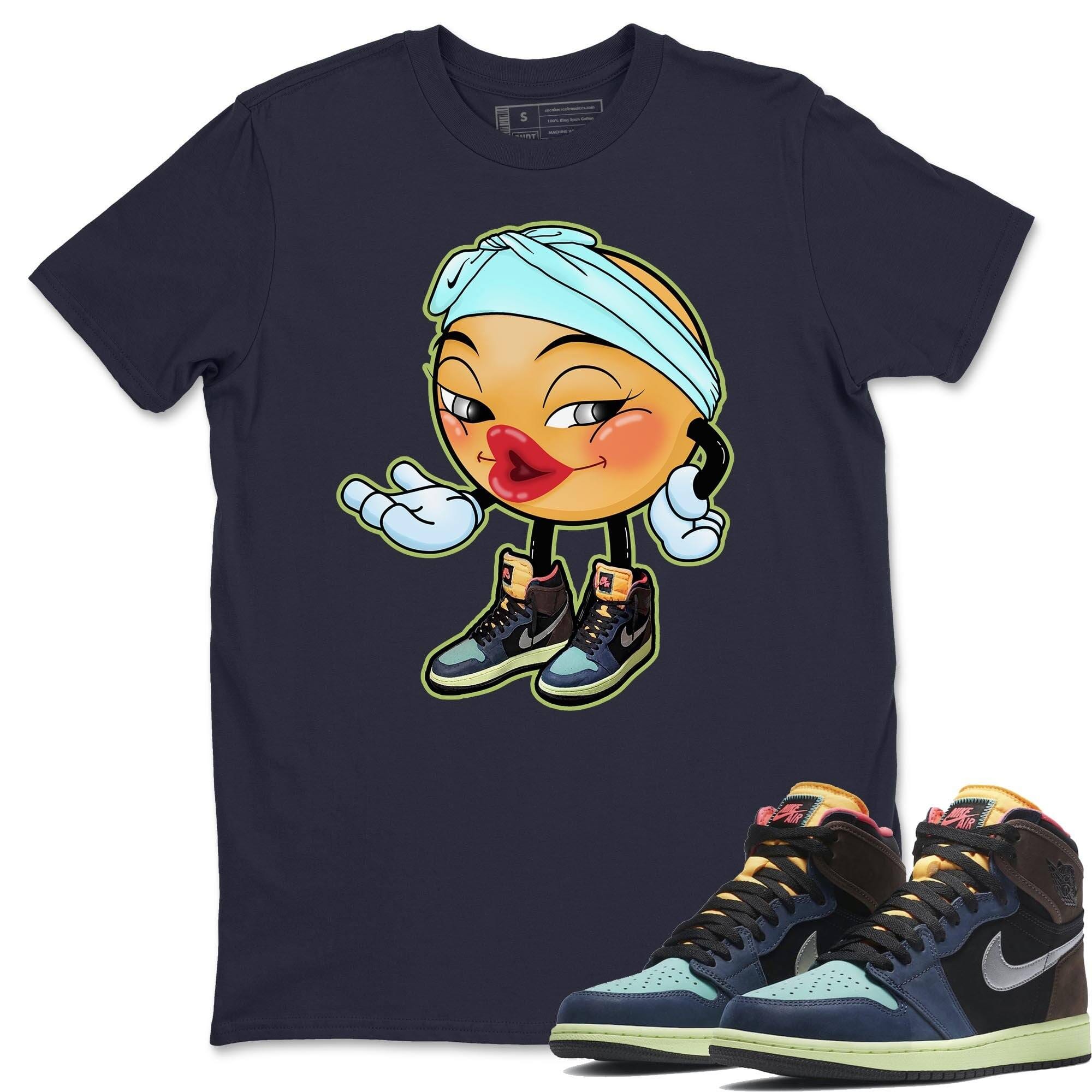 Jordan 1 Bio Hack Sneaker Match Tees Sexy Emoji Sneaker Tees Jordan 1 Bio Hack Jordan to match sneaker T-Shirt Crew Neck Shirts