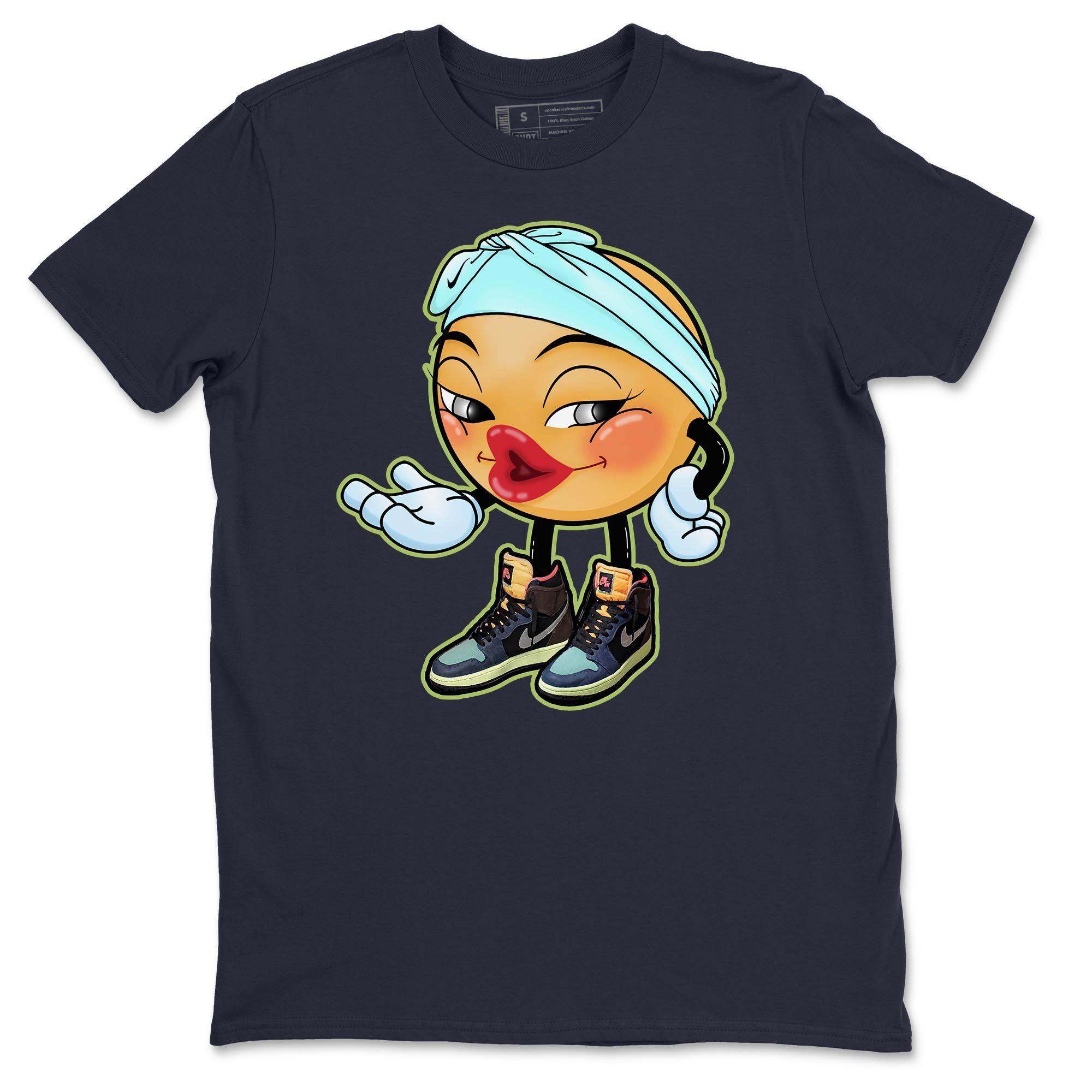 Jordan 1 Bio Hack Sneaker Match Tees Sexy Emoji Sneaker Tees Jordan 1 Bio Hack Jordan to match sneaker T-Shirt Crew Neck Shirts