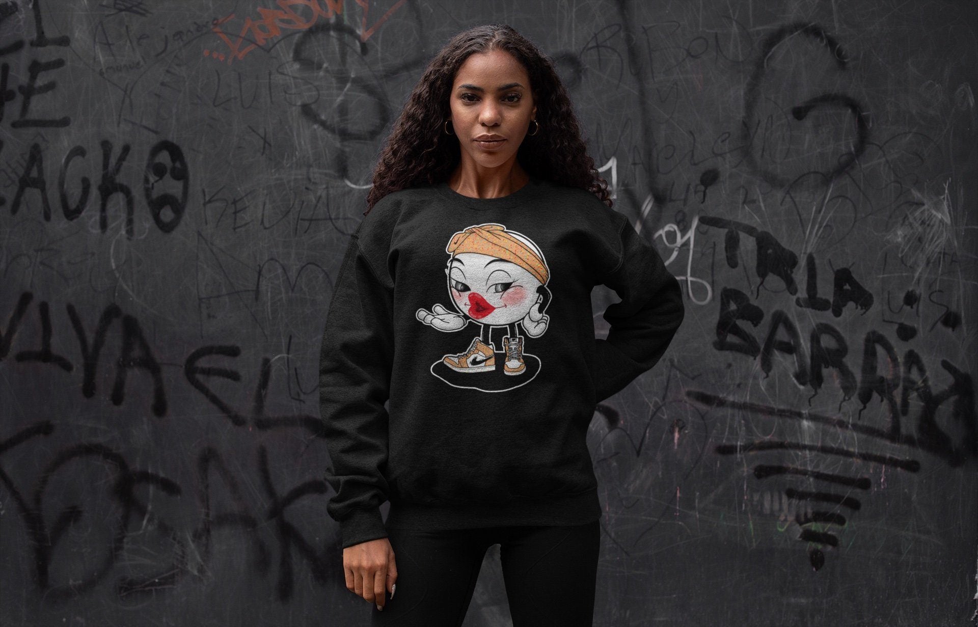 Jordan 1 Brushstroke Sneaker Matching T-Shirt Sexy Emoji Sneaker Tees Jordan 1 Brushstroke Sneaker Release Tees Crew Neck Tees