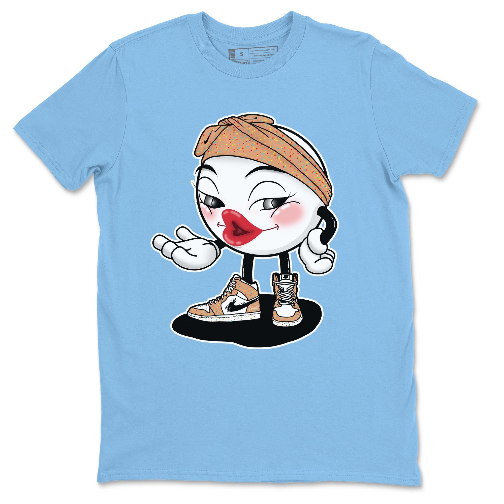 Jordan 1 Brushstroke Sneaker Matching T-Shirt Sexy Emoji Sneaker Tees Jordan 1 Brushstroke Sneaker Release Tees Crew Neck Tees