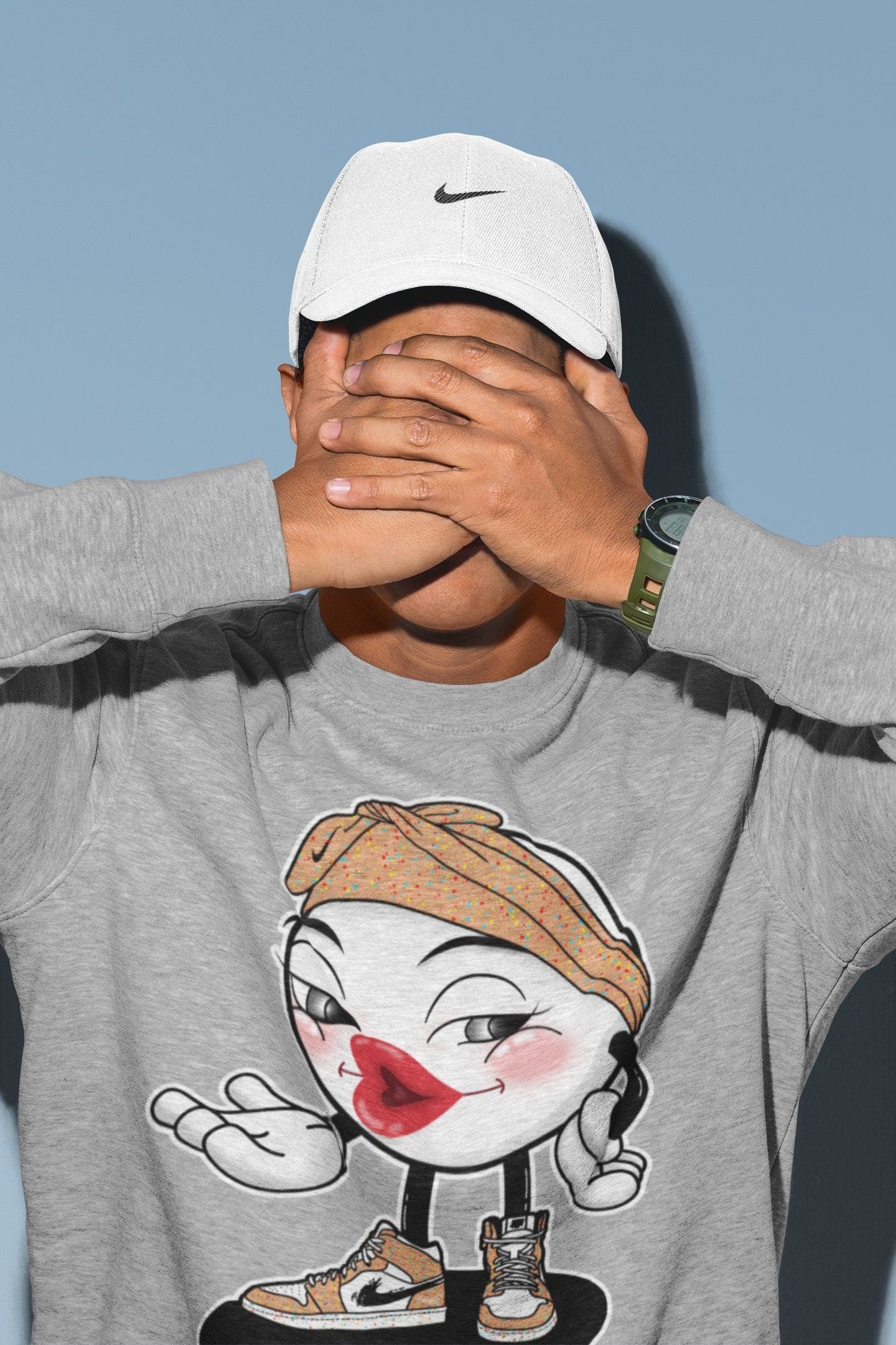 Jordan 1 Brushstroke Sneaker Matching T-Shirt Sexy Emoji Sneaker Tees Jordan 1 Brushstroke Sneaker Release Tees Crew Neck Tees