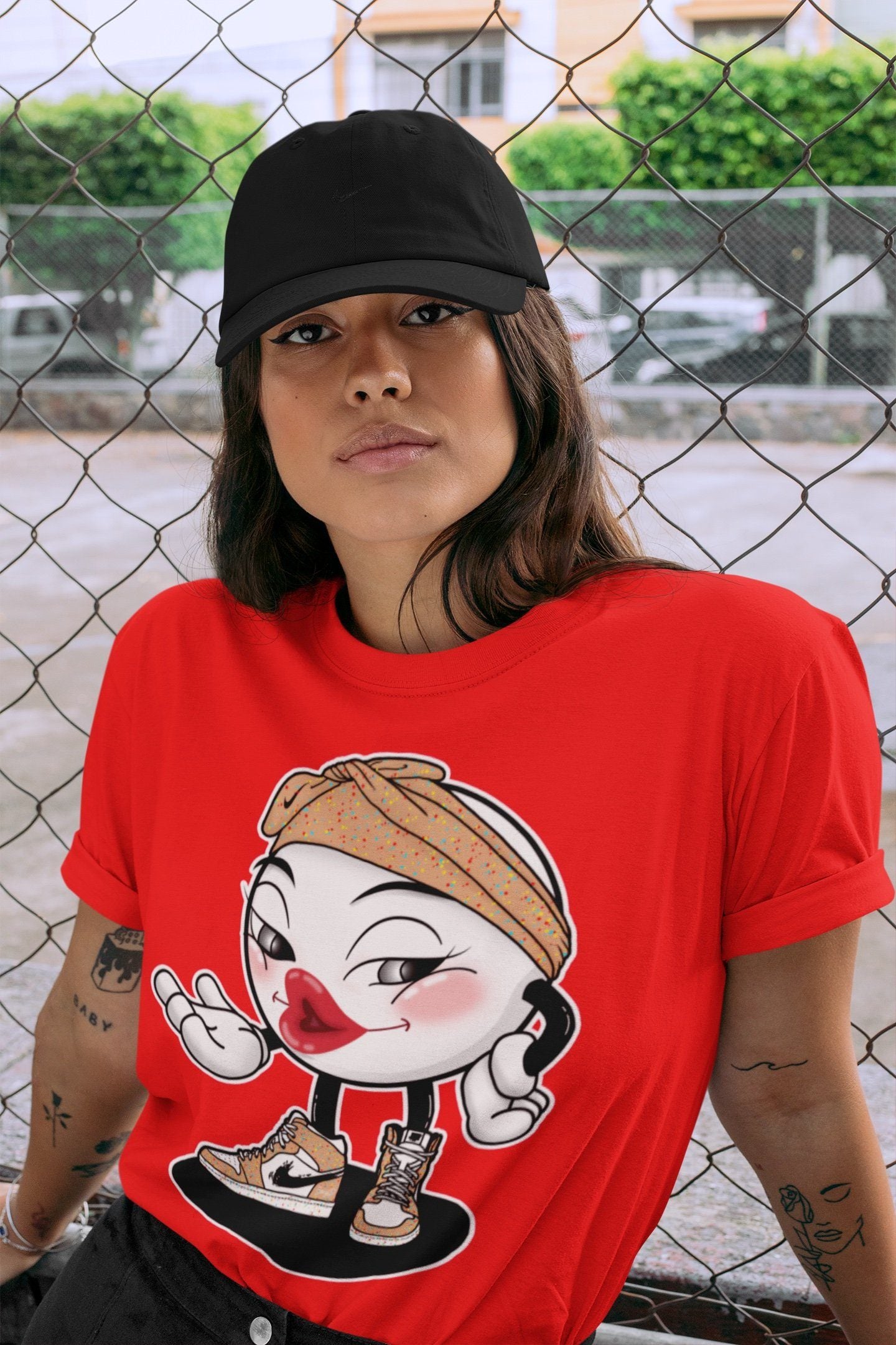 Jordan 1 Brushstroke Sneaker Matching T-Shirt Sexy Emoji Sneaker Tees Jordan 1 Brushstroke Sneaker Release Tees Crew Neck Tees