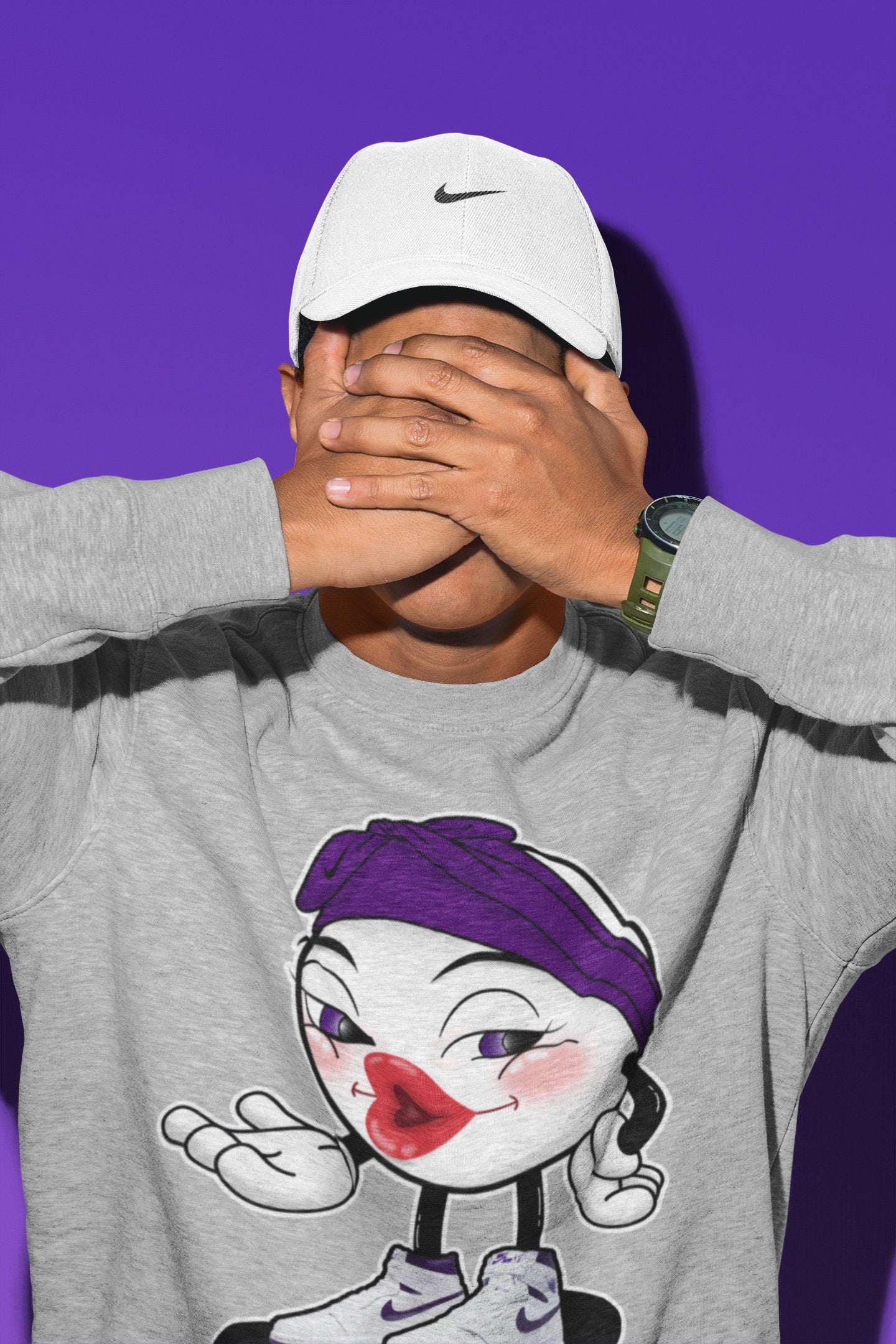 Jordan 1 WMNS Court Purple Shirt To Match Jordans Sexy Emoji Sneaker Tees Jordan 1 WMNS Court Purple Drip Gear Zone Sneaker Matching Clothing Unisex Shirts