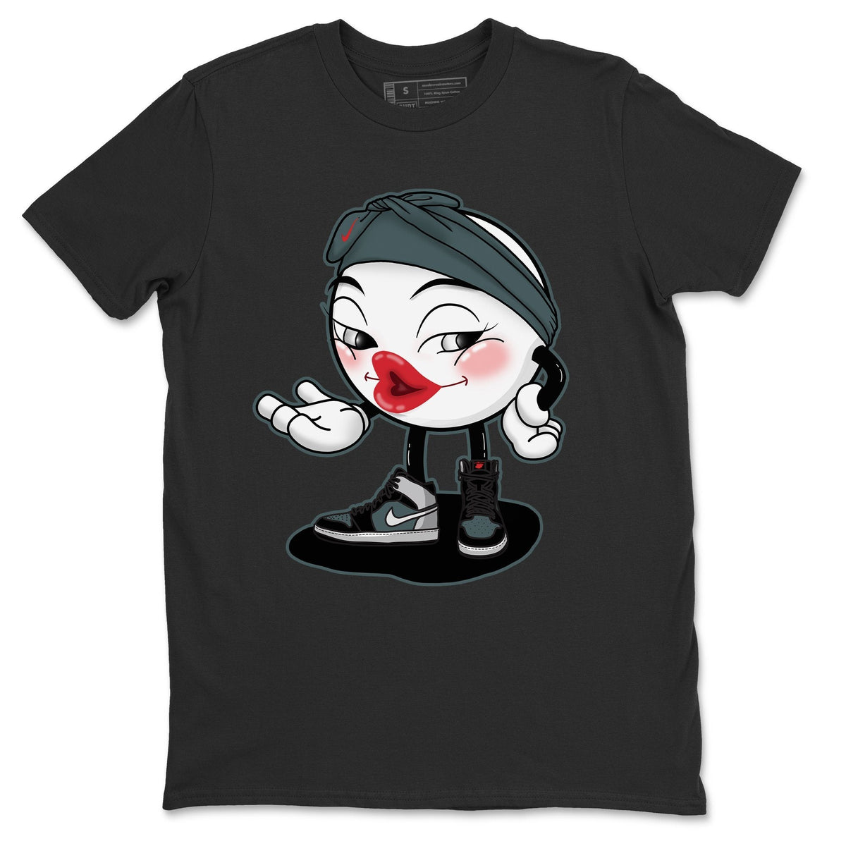 Jordan 1 Element Gore-Tex Black Grey Sneaker Matching T-Shirt Sexy Emoji Sneaker Tees Jordan 1 Element Gore-Tex Black Grey Sneaker Release Tees Crew Neck Tees