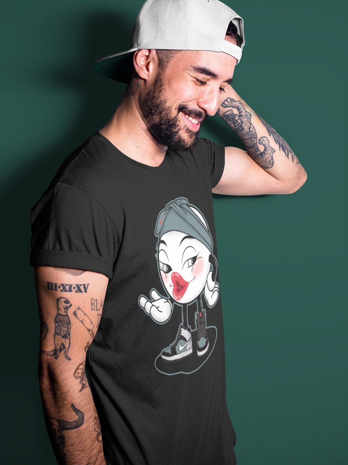 Jordan 1 Element Gore-Tex Black Grey Sneaker Matching T-Shirt Sexy Emoji Sneaker Tees Jordan 1 Element Gore-Tex Black Grey Sneaker Release Tees Crew Neck Tees