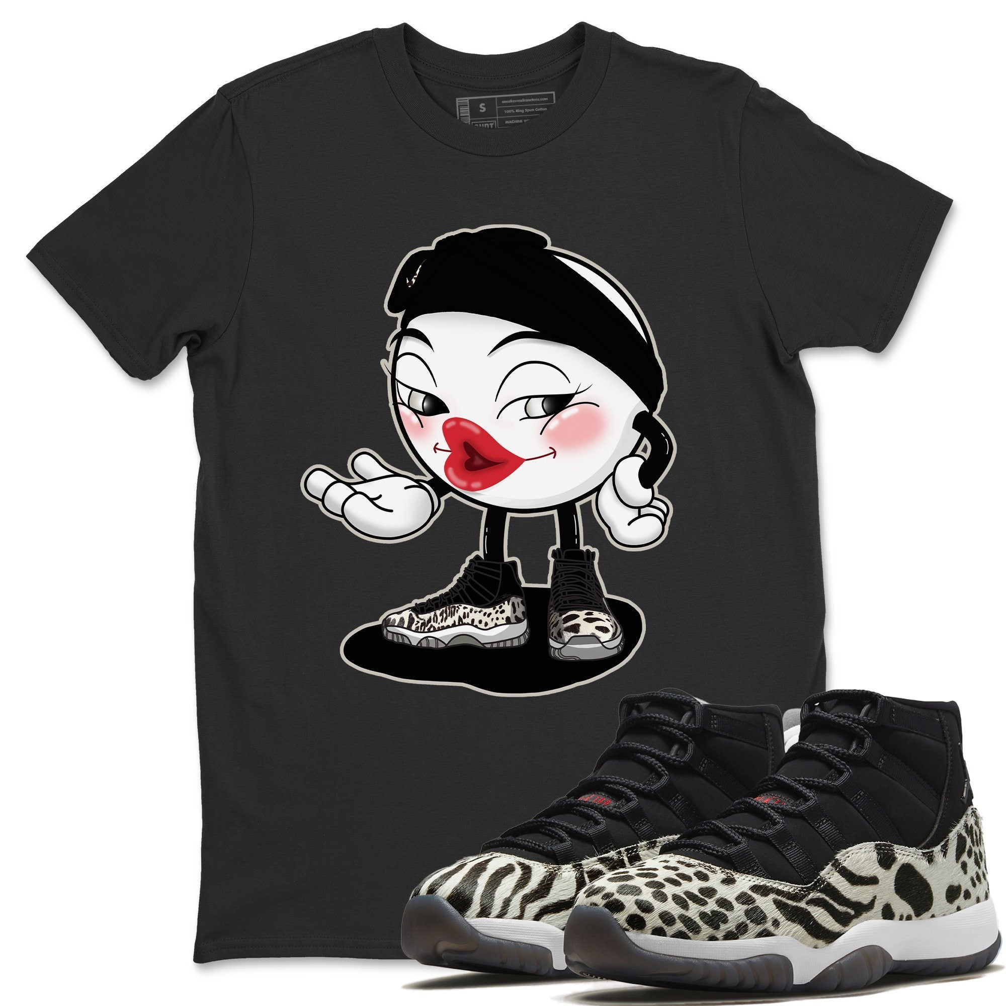Jordan 11 Animal Instinct Shirt To Match Jordans Sexy Emoji Sneaker Tees Jordan 11 Animal Instinct Drip Gear Zone Sneaker Matching Clothing Unisex Shirts