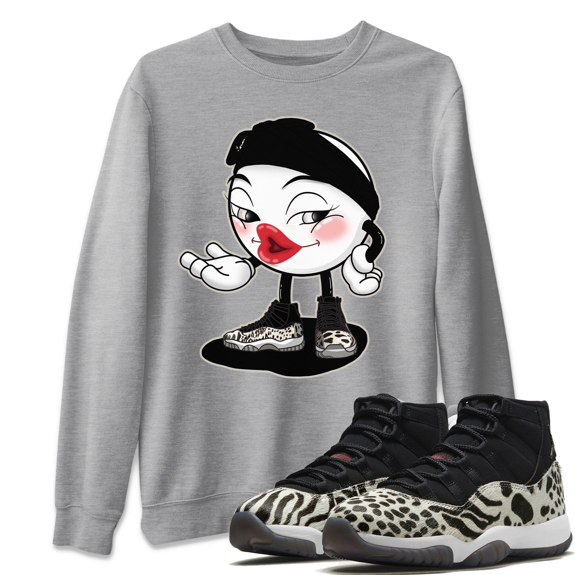 Jordan 11 Animal Instinct Shirt To Match Jordans Sexy Emoji Sneaker Tees Jordan 11 Animal Instinct Drip Gear Zone Sneaker Matching Clothing Unisex Shirts