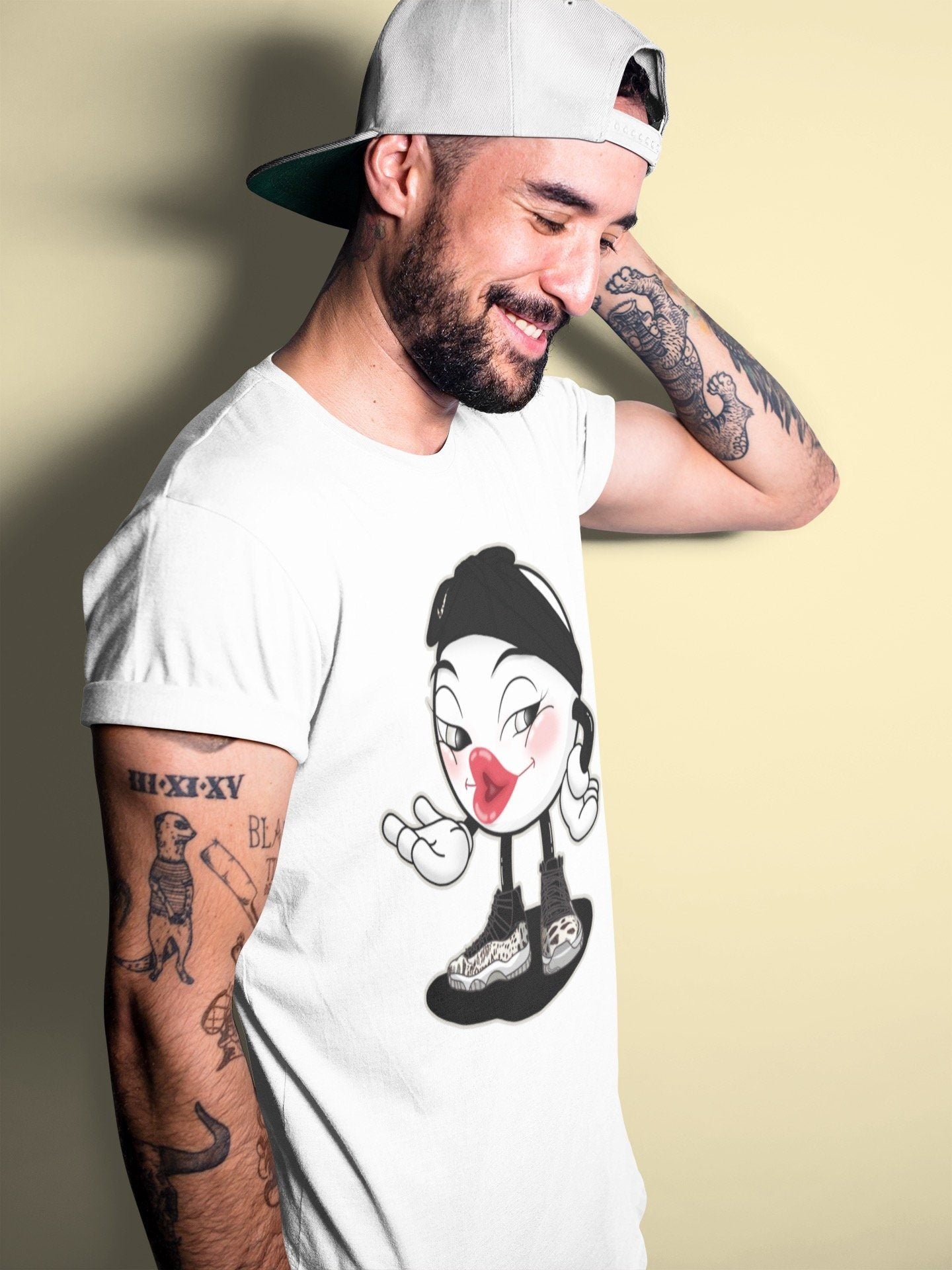 Jordan 11 Animal Instinct Shirt To Match Jordans Sexy Emoji Sneaker Tees Jordan 11 Animal Instinct Drip Gear Zone Sneaker Matching Clothing Unisex Shirts