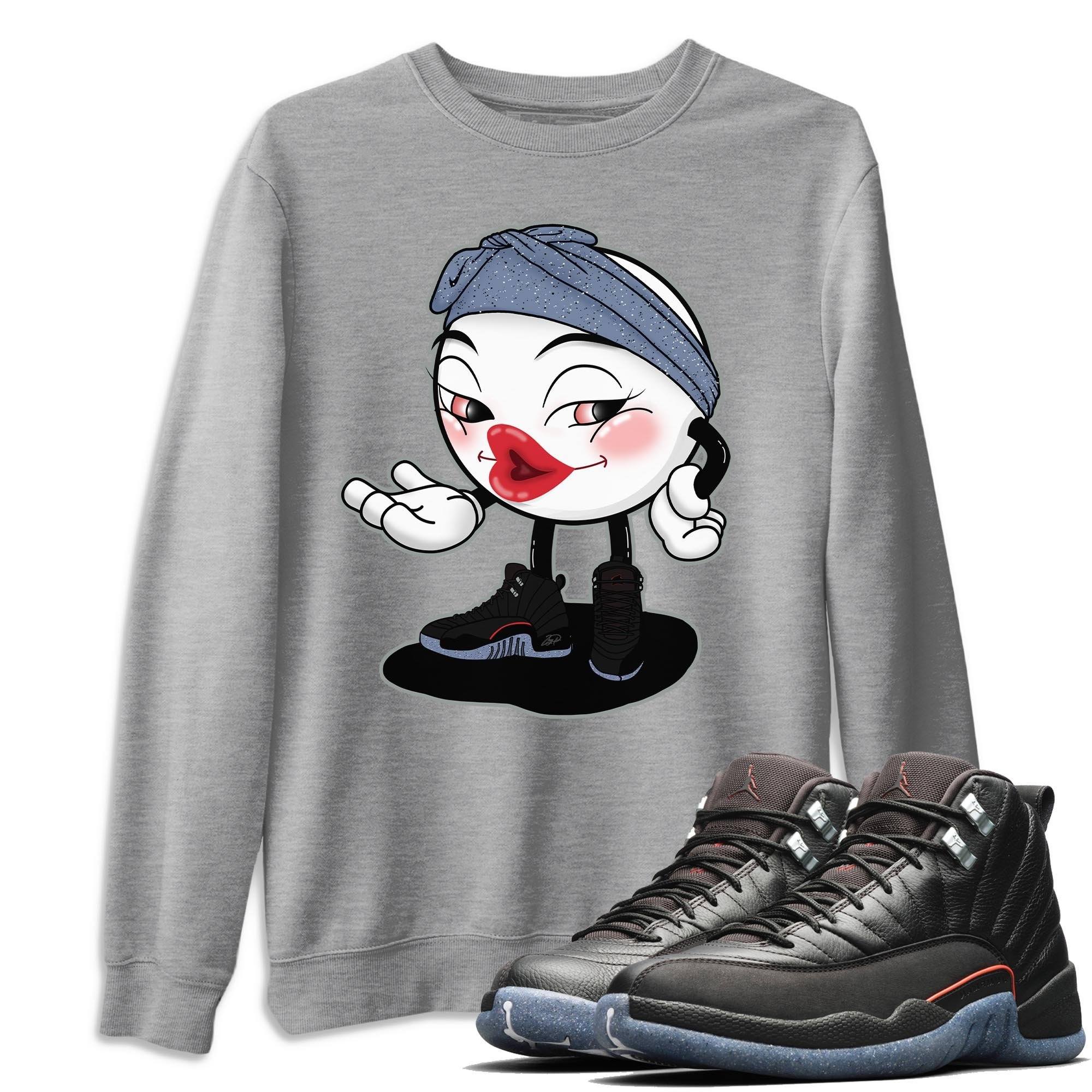 Jordan 12 Grind Shirt To Match Jordans Sexy Emoji Sneaker Tees Jordan 12 Grind Drip Gear Zone Sneaker Matching Clothing Unisex Shirts