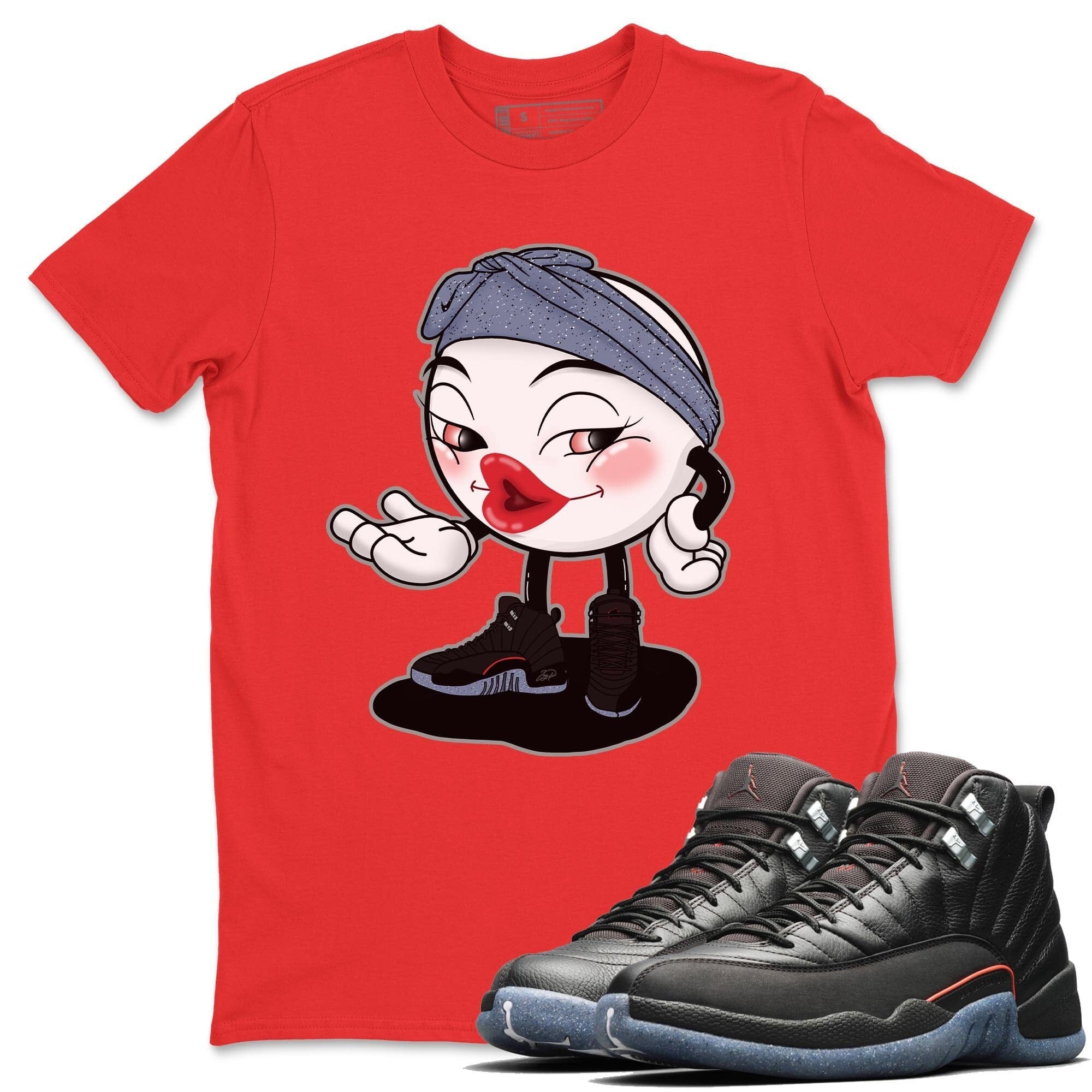 Jordan 12 Grind Shirt To Match Jordans Sexy Emoji Sneaker Tees Jordan 12 Grind Drip Gear Zone Sneaker Matching Clothing Unisex Shirts