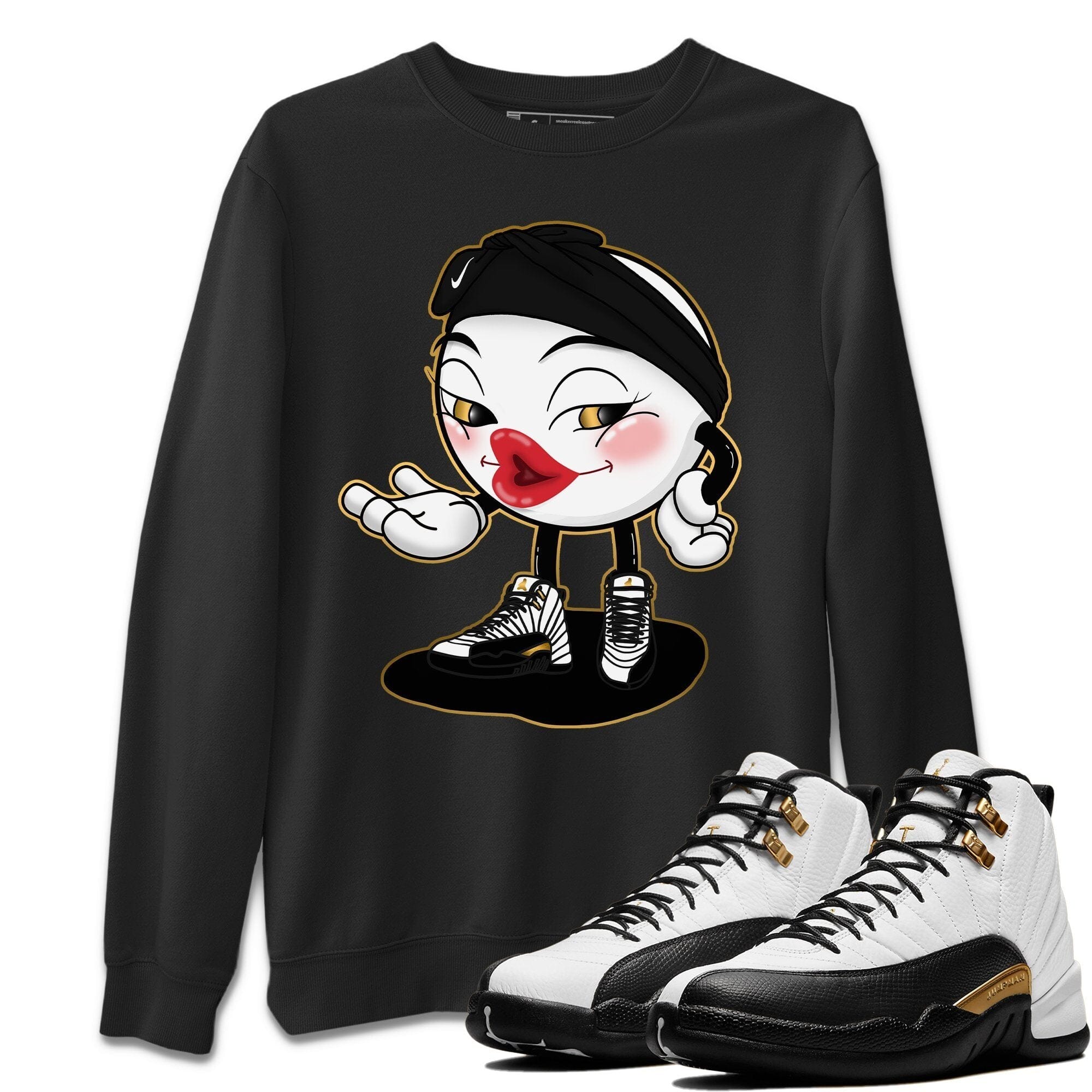 Jordan 12 Royalty Shirt To Match Jordans Sexy Emoji Sneaker Tees Jordan 12 Royalty Drip Gear Zone Sneaker Matching Clothing Unisex Shirts